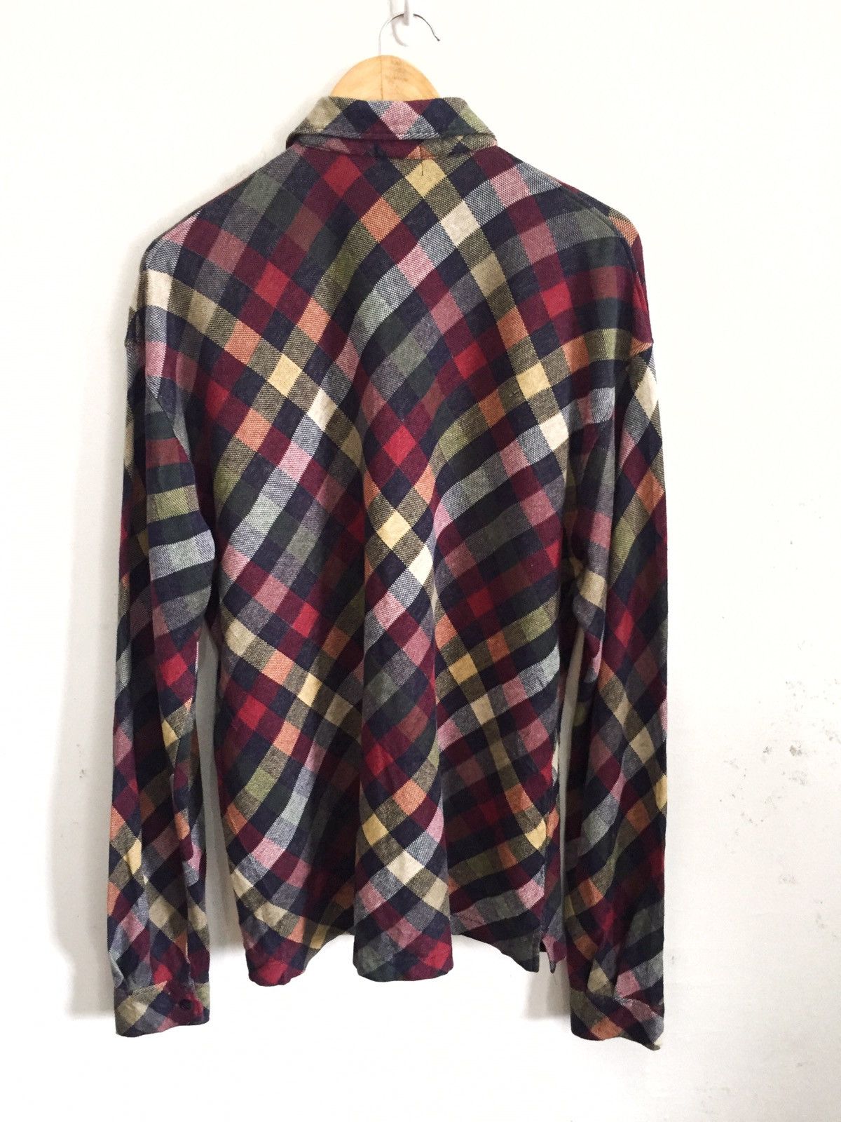 Beams Plus OG Beams Plus 🇯🇵 Plaid Rayon Cotton B/D O/S Shirt Size US L / EU 52-54 / 3 - 3 Thumbnail