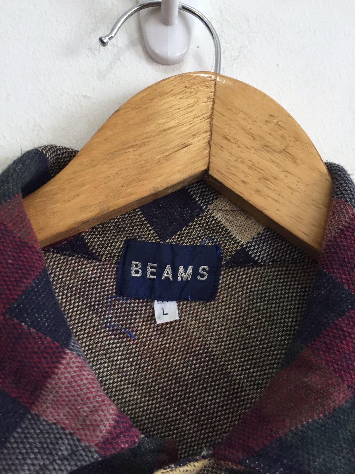 Beams Plus OG Beams Plus 🇯🇵 Plaid Rayon Cotton B/D O/S Shirt Size US L / EU 52-54 / 3 - 4 Thumbnail