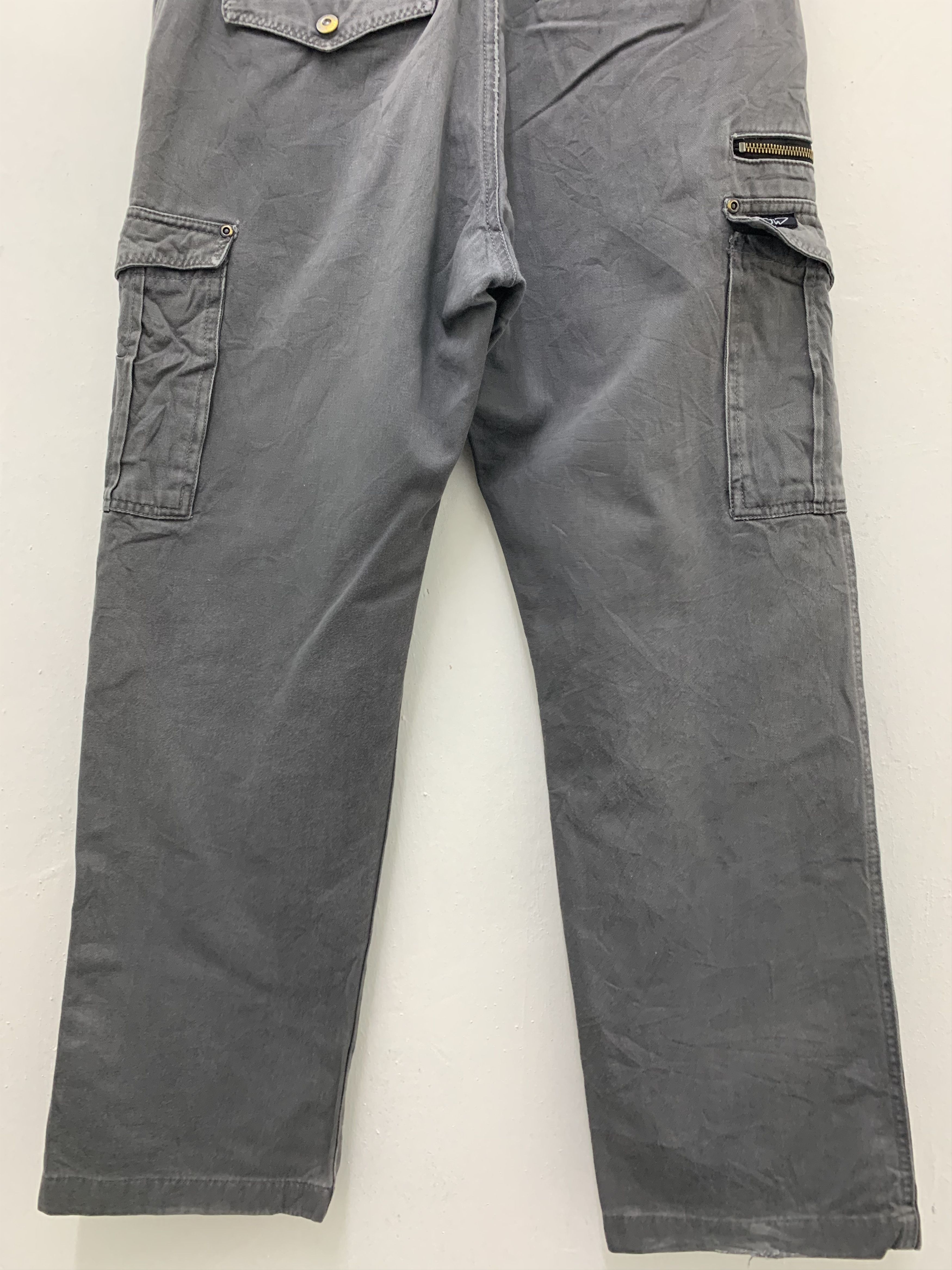Japanese Brand Cargo Pants Grey Multipocket Utility Pants Vtg Streetwear Size US 31 - 11 Thumbnail
