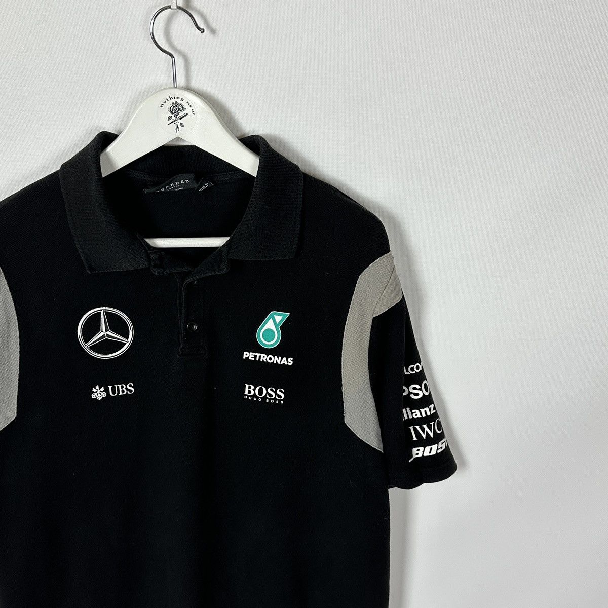 Formula 1 Vintage Mercedes Benz Amg Petronas Formula 1 Uno polo racing Size US XL / EU 56 / 4 - 3 Thumbnail