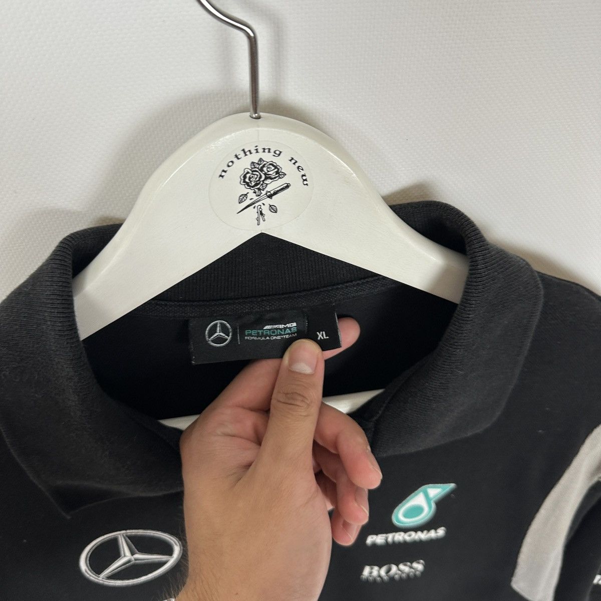 Formula 1 Vintage Mercedes Benz Amg Petronas Formula 1 Uno polo racing Size US XL / EU 56 / 4 - 5 Thumbnail