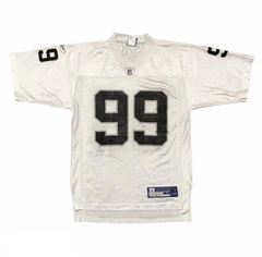 Vintage PUMA Oakland Raiders Jersey Black Rare Warren Sapp #99