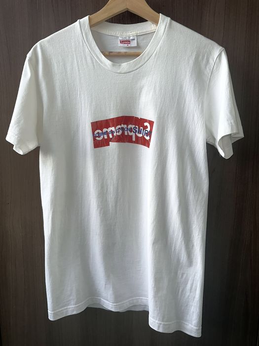 Supreme Supreme Comme Des Garcons SHIRT Box Logo Tee | Grailed