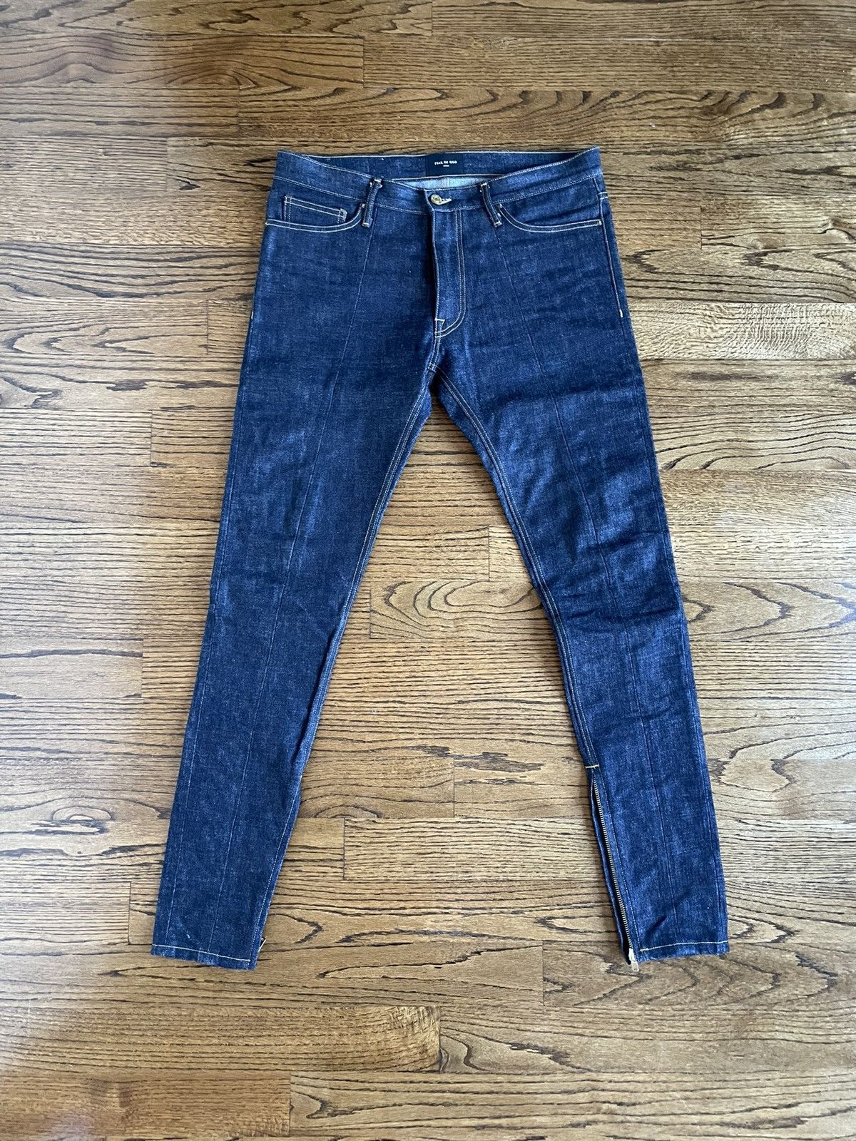 Fifth Collection Fear Of God Ankle Zip Jeans Fear Of God Eternal