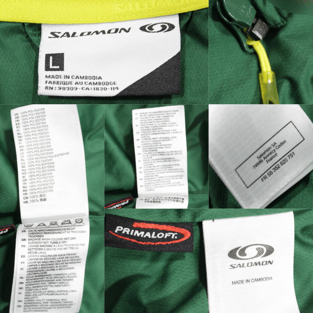 Salomon Primaloft Tech Jacket Size US L / EU 52-54 / 3 - 9 Thumbnail
