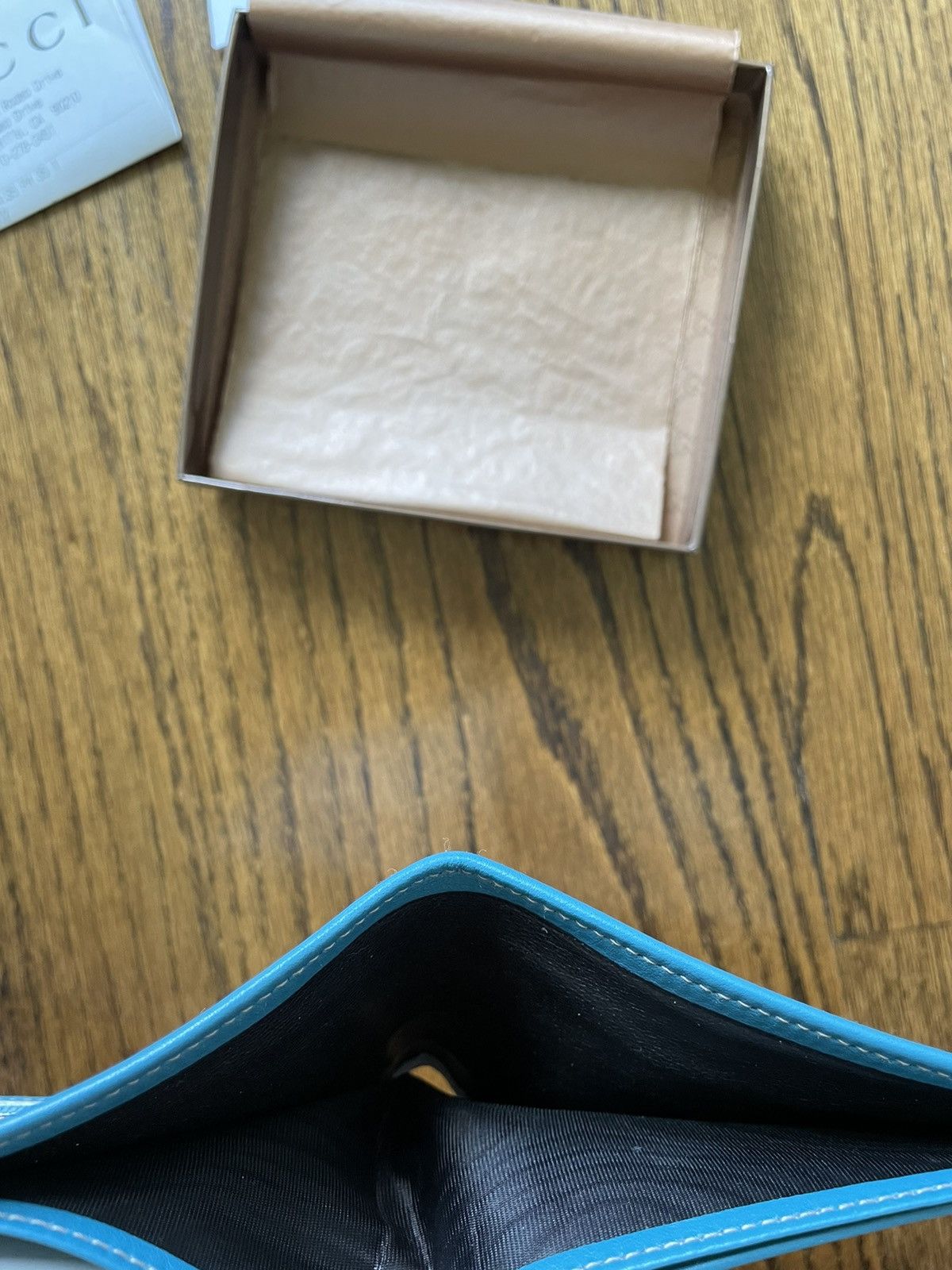 Gucci Gucci SS/09 Billford White Canvas & Ocean leather wallet Size ONE SIZE - 7 Thumbnail