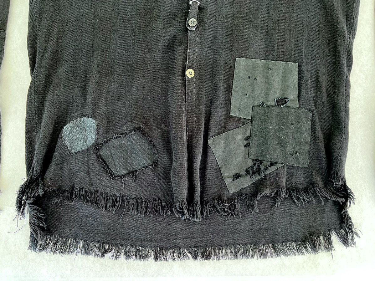 Greg Lauren Overdyed Boro Patchwork Button Up Shirt (Sample) Size US L / EU 52-54 / 3 - 3 Thumbnail
