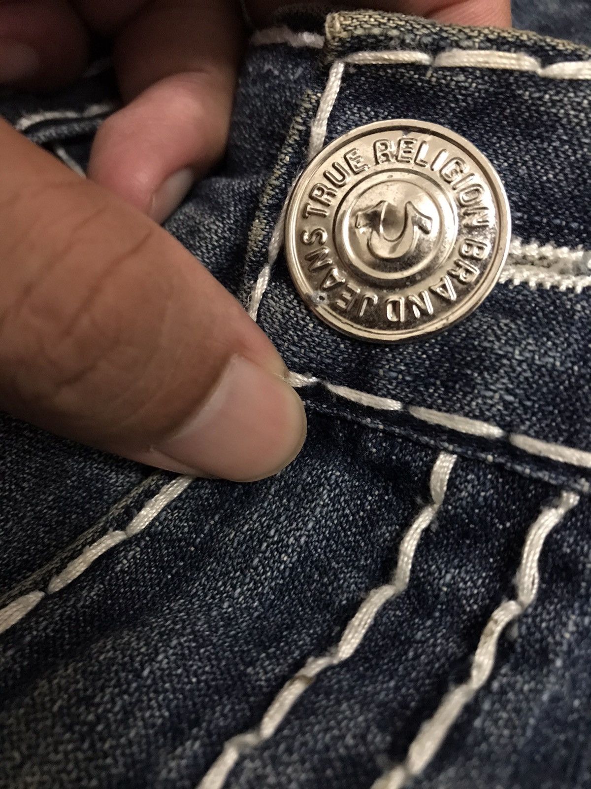 True Religion 🔥🔥BEST OFFER🔥🔥Vtg True Religion Joey Super T Denim Jeans Size US 32 / EU 48 - 5 Thumbnail
