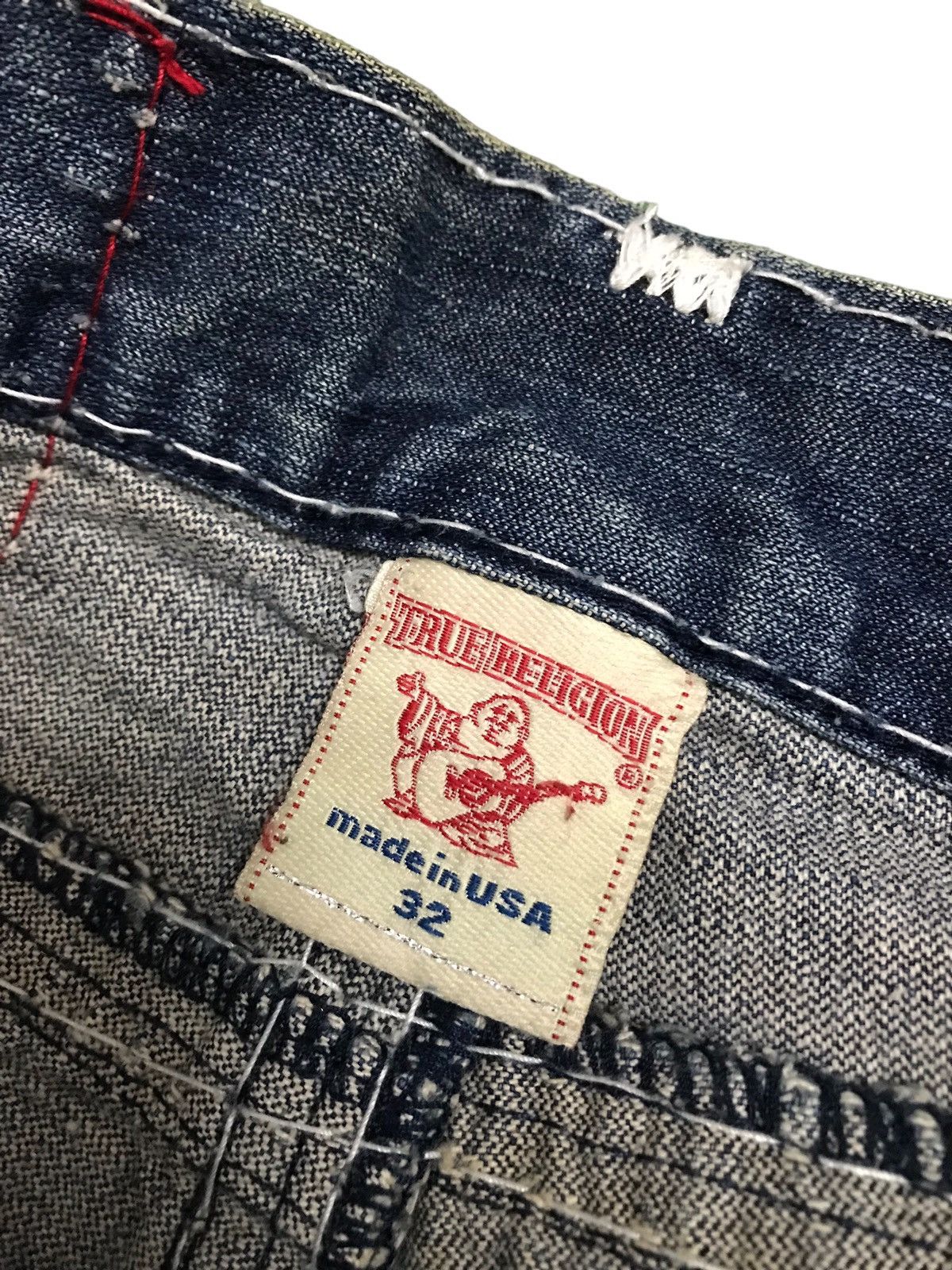 True Religion 🔥🔥BEST OFFER🔥🔥Vtg True Religion Joey Super T Denim Jeans Size US 32 / EU 48 - 6 Thumbnail