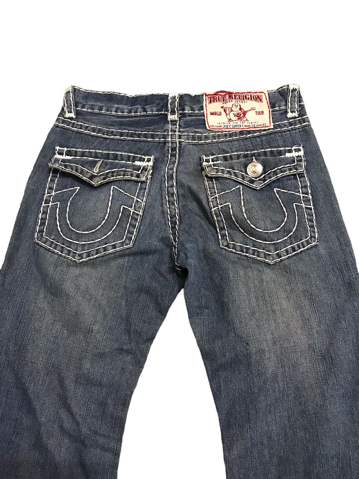 True Religion 🔥🔥BEST OFFER🔥🔥Vtg True Religion Joey Super T Denim Jeans Size US 32 / EU 48 - 8 Thumbnail