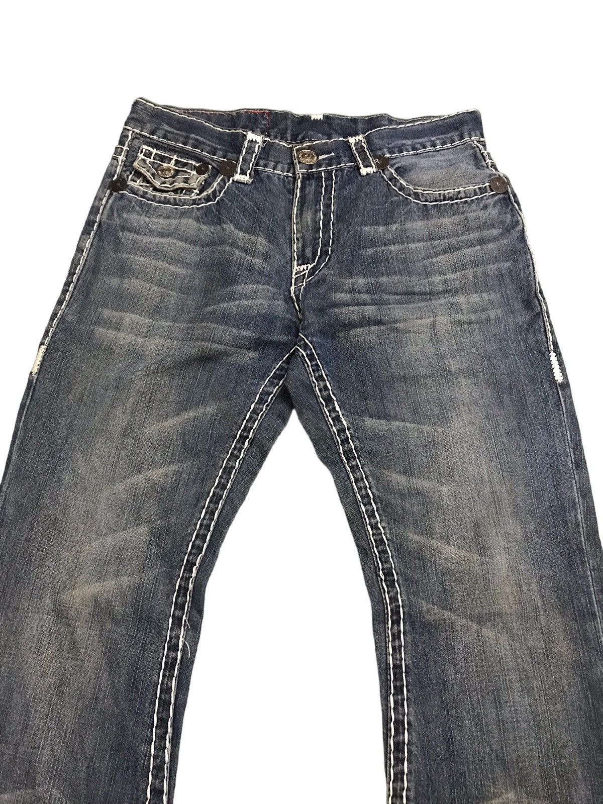 True Religion 🔥🔥BEST OFFER🔥🔥Vtg True Religion Joey Super T Denim Jeans Size US 32 / EU 48 - 2 Thumbnail