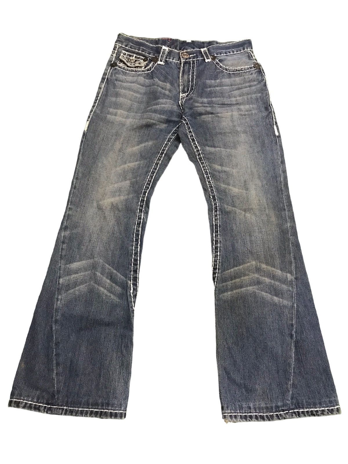 True Religion 🔥🔥BEST OFFER🔥🔥Vtg True Religion Joey Super T Denim Jeans Size US 32 / EU 48 - 1 Thumbnail