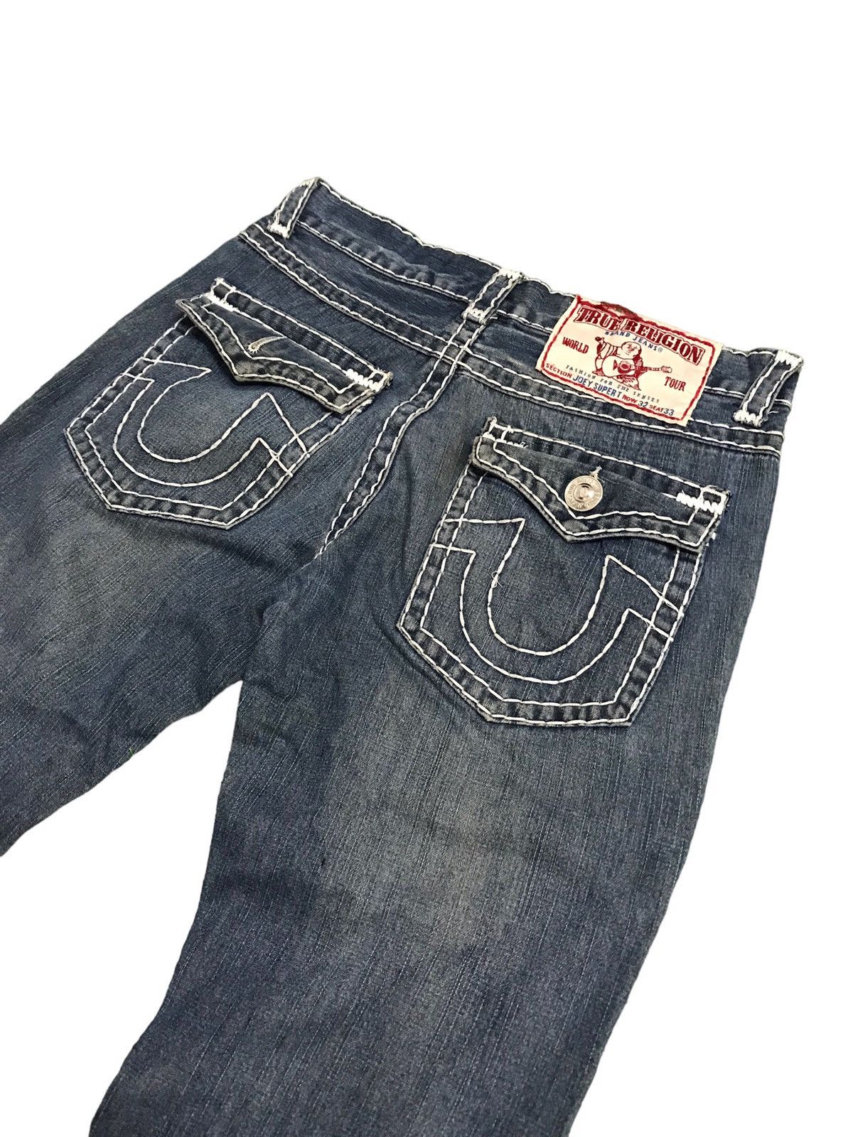 True Religion 🔥🔥BEST OFFER🔥🔥Vtg True Religion Joey Super T Denim Jeans Size US 32 / EU 48 - 9 Thumbnail