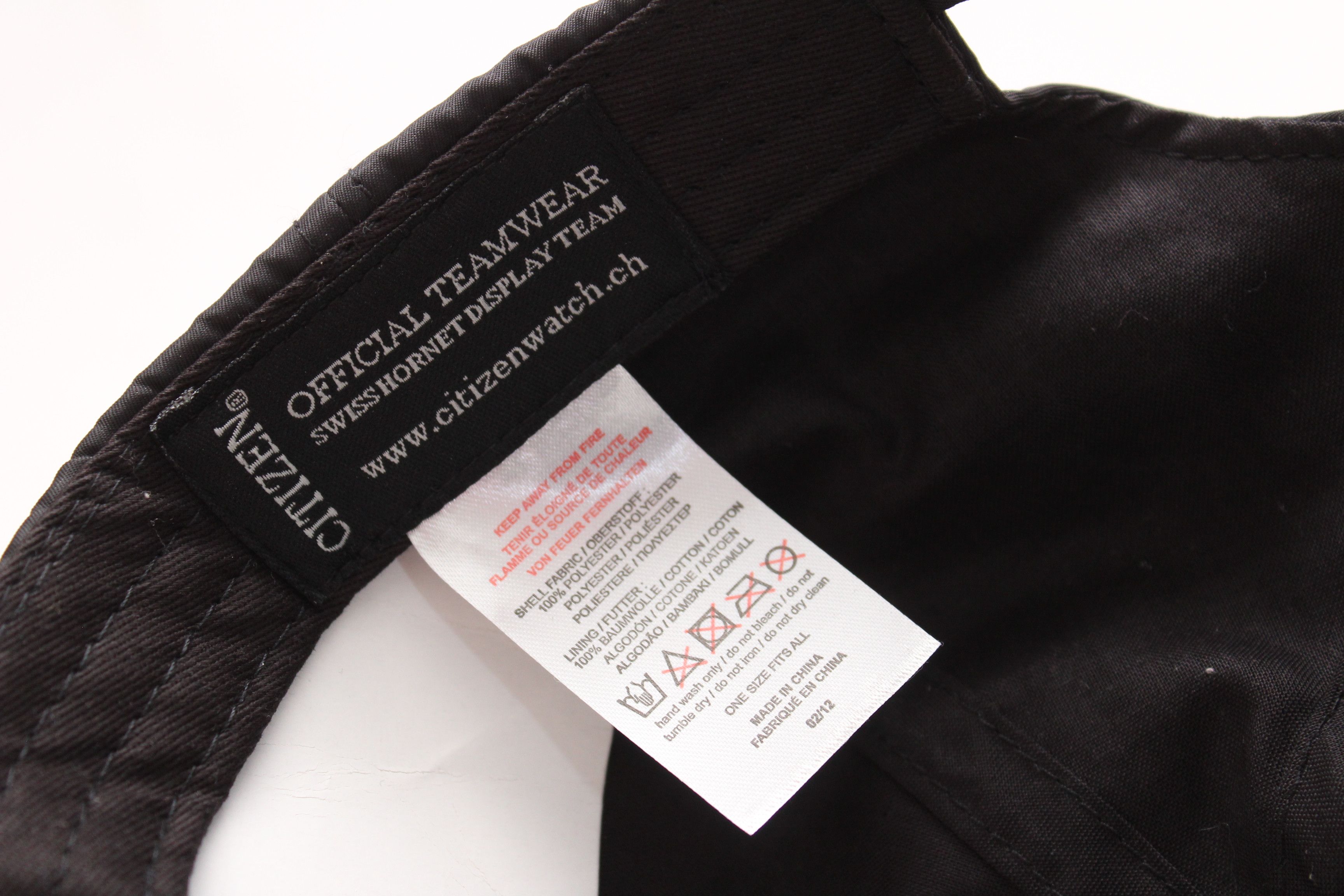 Citizen Citizen Cap NO AOA Swiss Hornet Display Team With Sign RARE Size ONE SIZE - 14 Thumbnail
