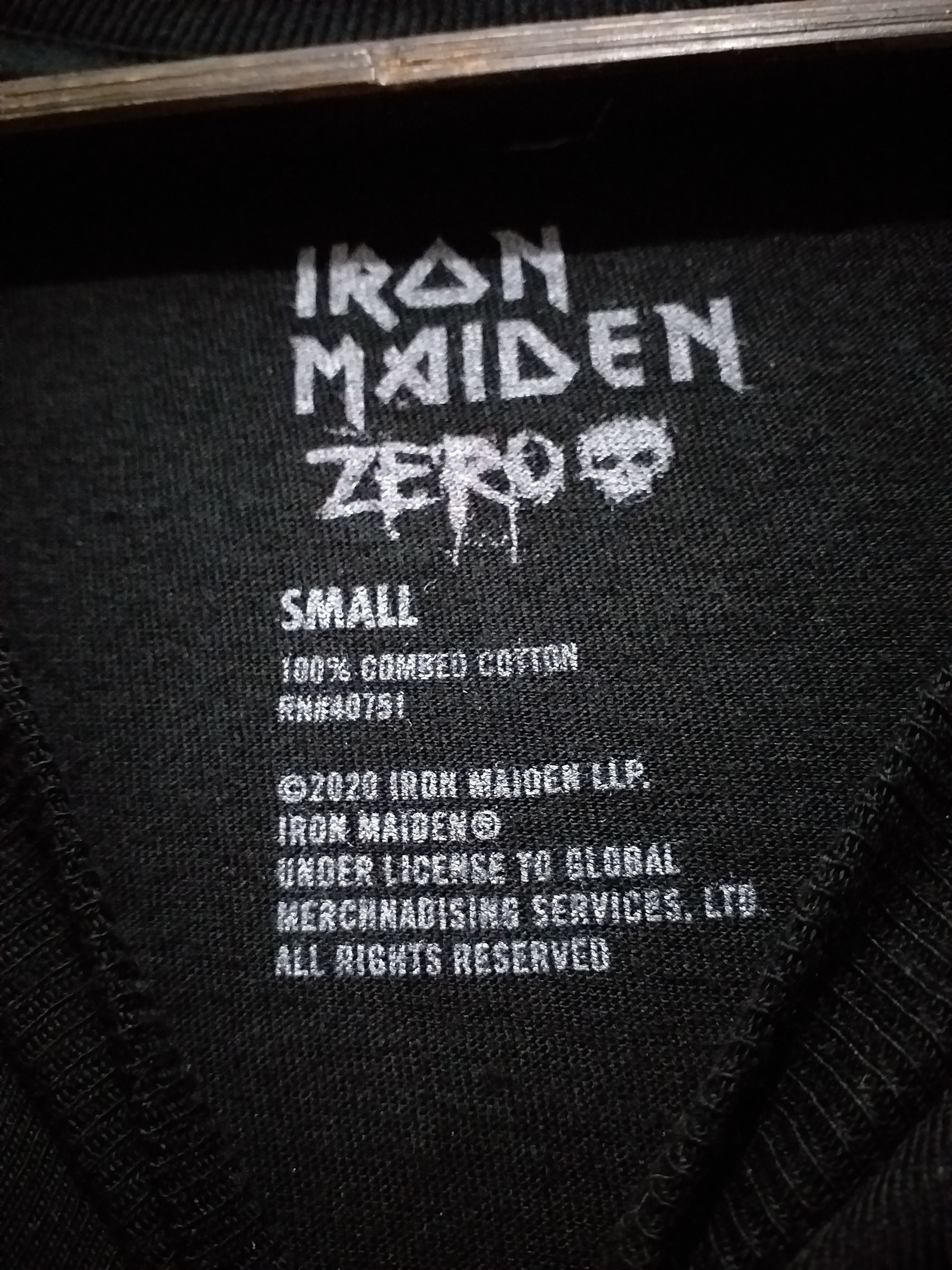 Iron Maiden Iron Maiden X Zero Skateboard T Shirt Grailed