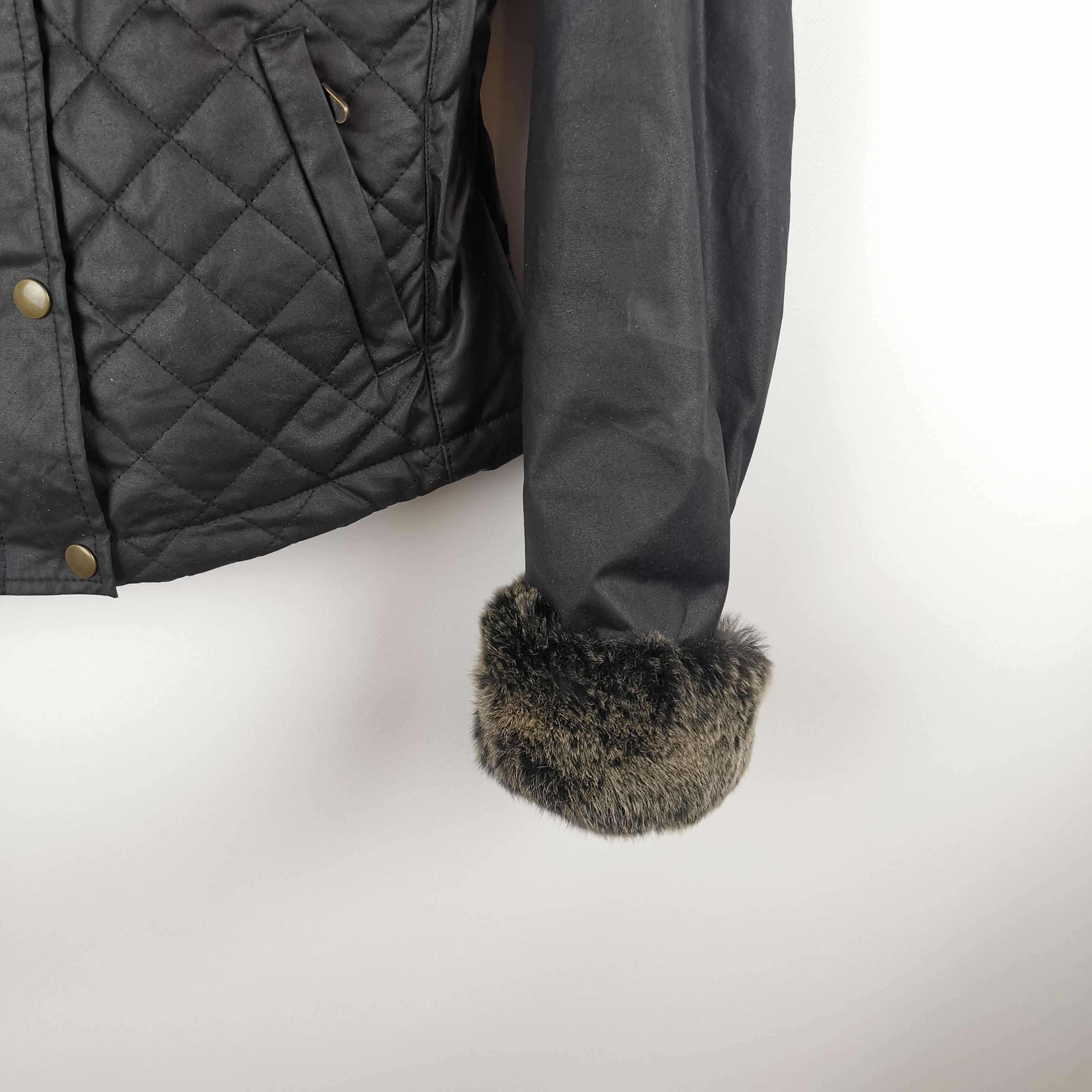 Belstaff Belstaff gold label wmns waxed jacket with lapin rabbit fur Size M / US 6-8 / IT 42-44 - 4 Thumbnail
