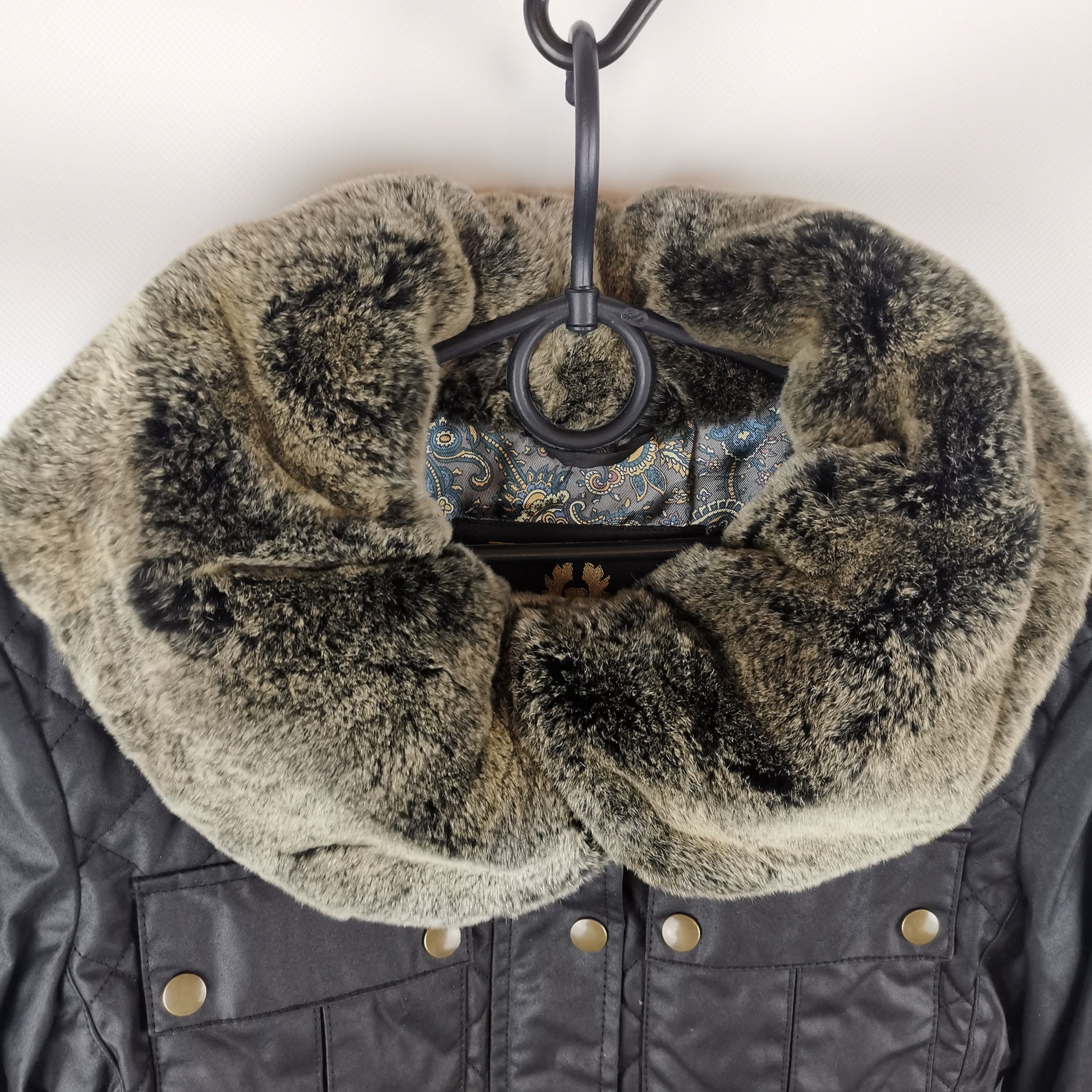 Belstaff Belstaff gold label wmns waxed jacket with lapin rabbit fur Size M / US 6-8 / IT 42-44 - 9 Thumbnail