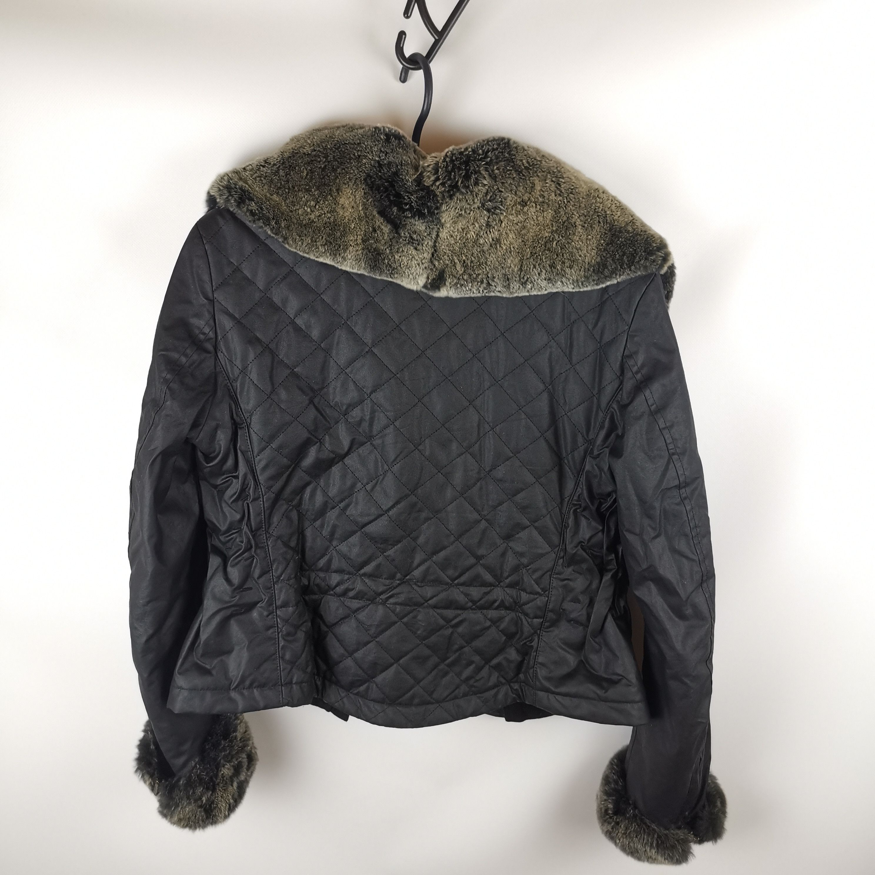 Belstaff Belstaff gold label wmns waxed jacket with lapin rabbit fur Size M / US 6-8 / IT 42-44 - 16 Thumbnail