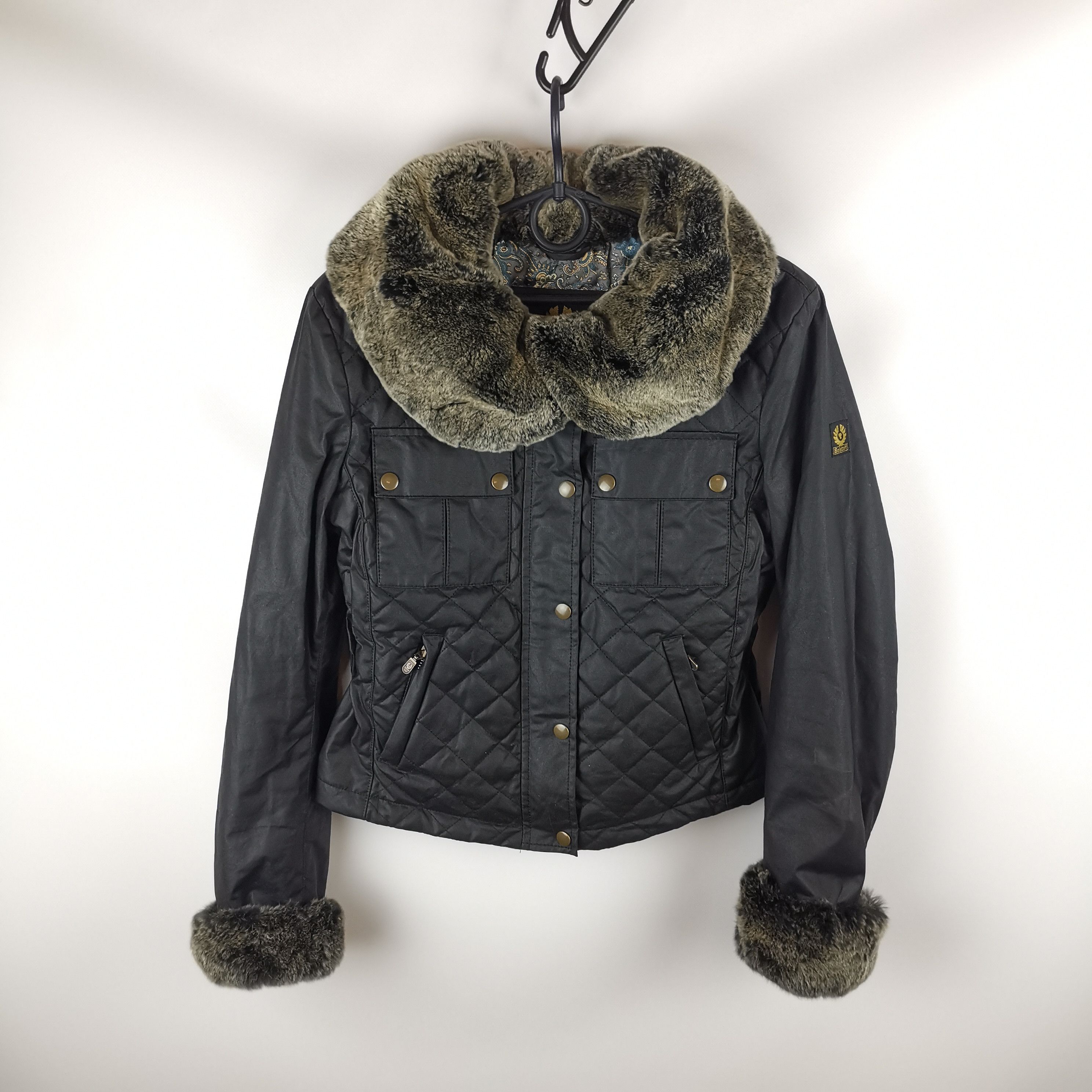 Belstaff Belstaff gold label wmns waxed jacket with lapin rabbit fur Size M / US 6-8 / IT 42-44 - 1 Thumbnail
