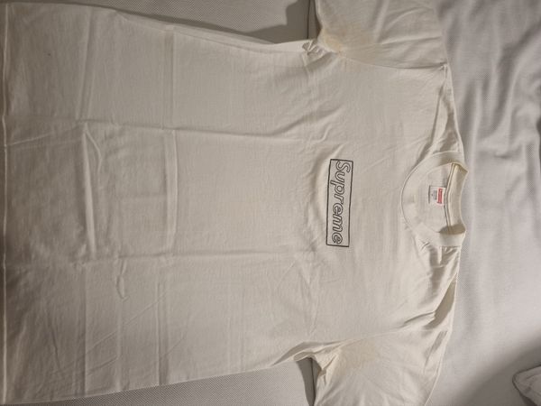 Supreme Supreme Kaws Chalk Logo T-Shirt White | Grailed