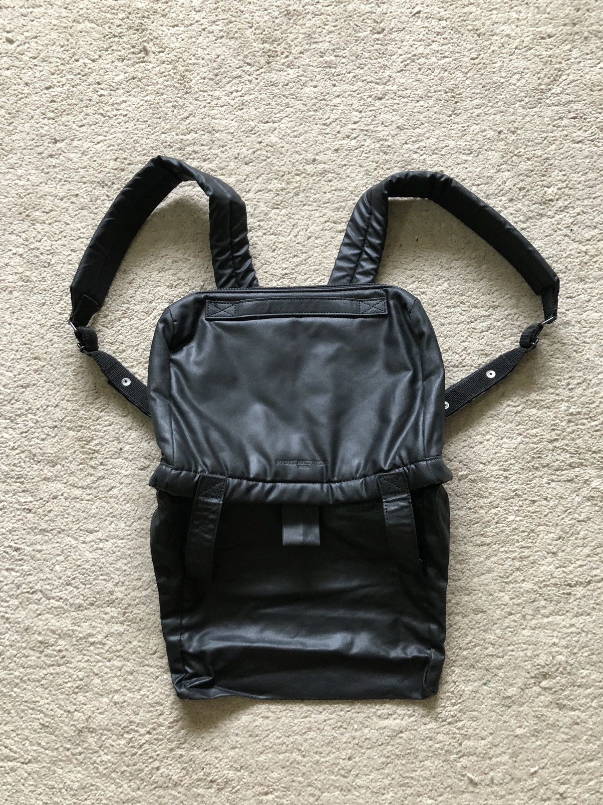 Comme des Garcons Homme Plus 1990s Masaki Matsushima Black Nylon Backpack Size ONE SIZE - 5 Thumbnail