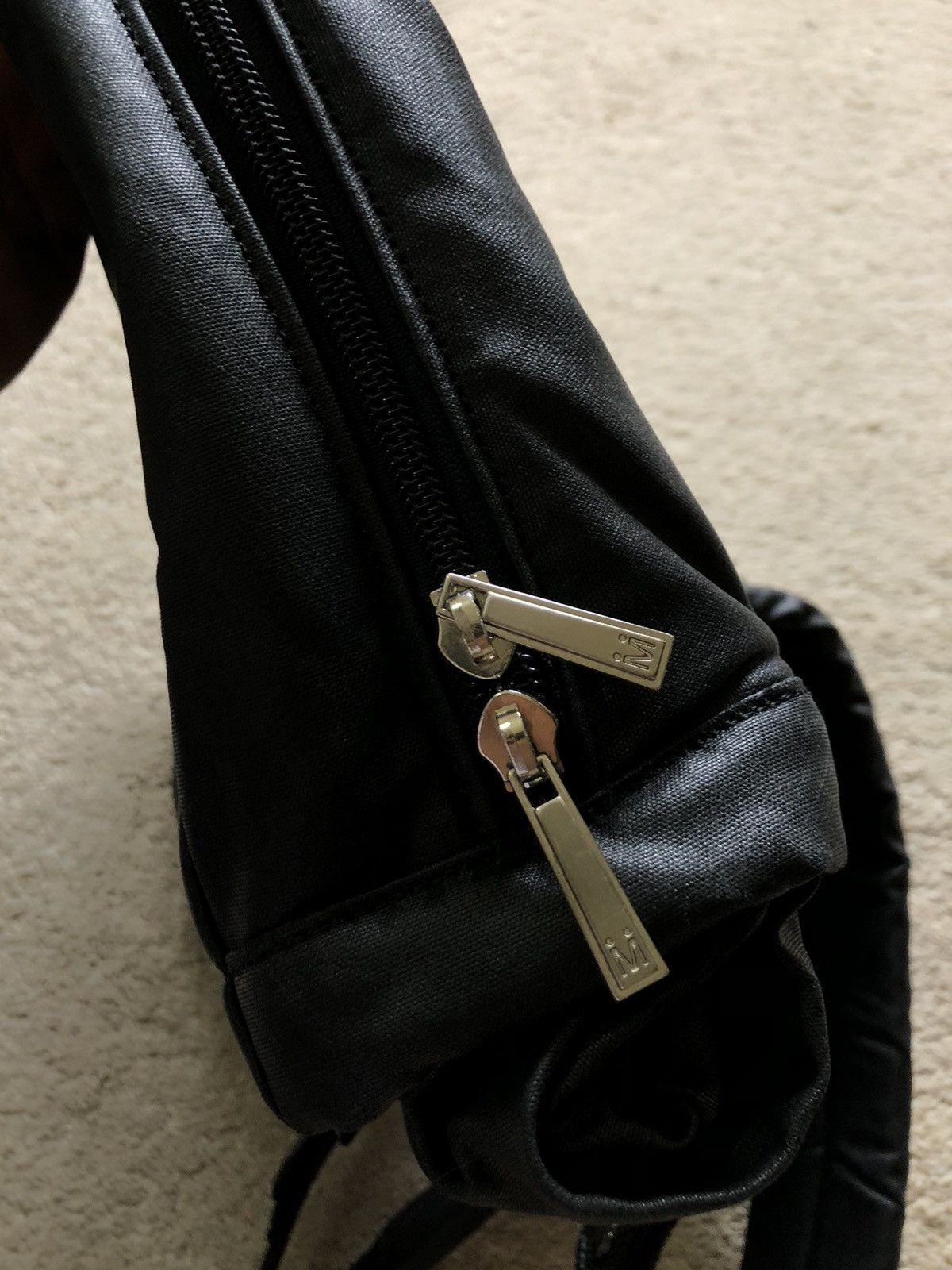 Comme des Garcons Homme Plus 1990s Masaki Matsushima Black Nylon Backpack Size ONE SIZE - 9 Thumbnail