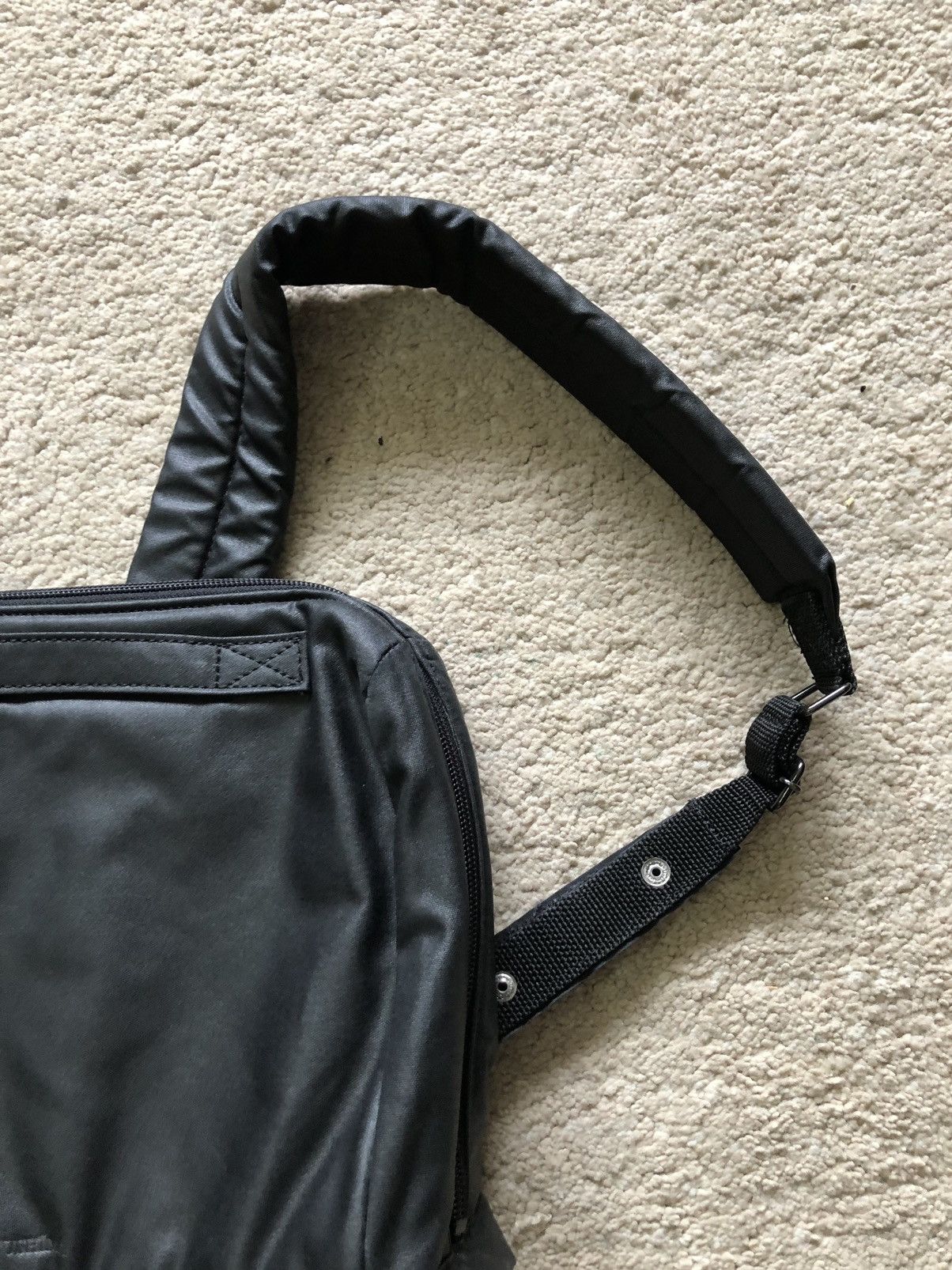 Comme des Garcons Homme Plus 1990s Masaki Matsushima Black Nylon Backpack Size ONE SIZE - 3 Thumbnail
