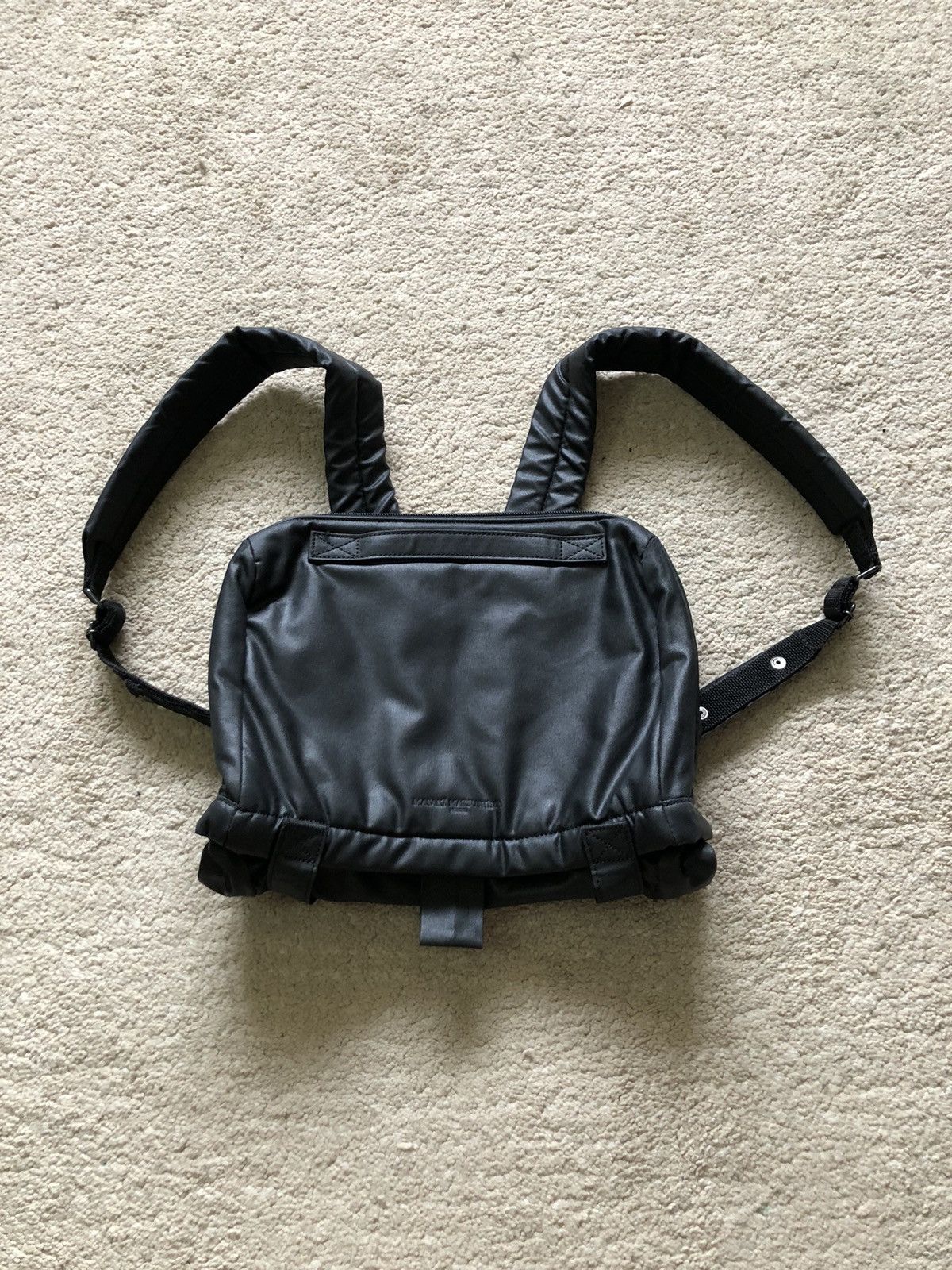 Comme des Garcons Homme Plus 1990s Masaki Matsushima Black Nylon Backpack Size ONE SIZE - 2 Thumbnail