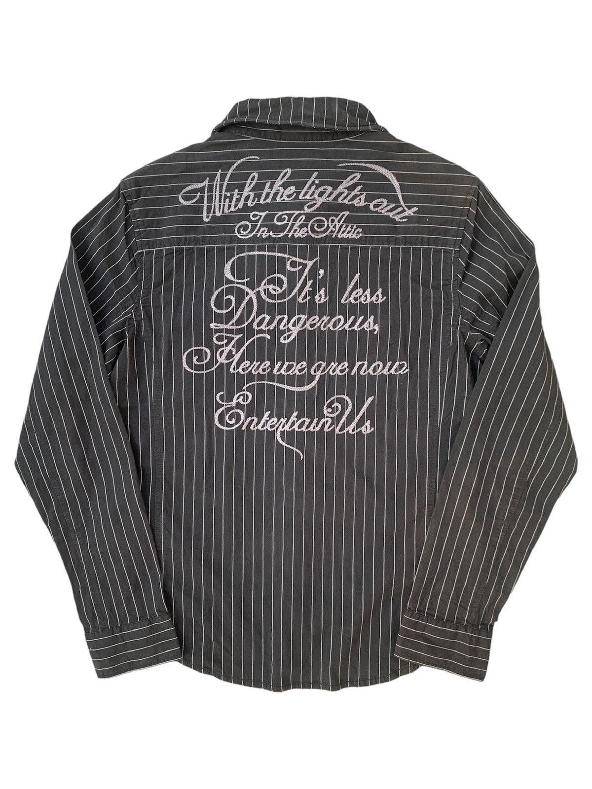 14th Addiction × KMRii × Yasuyuki Ishii In The Attic Japanese Shirt Wabash Seditionaries Punk Skull Size US M / EU 48-50 / 2 - 2 Thumbnail