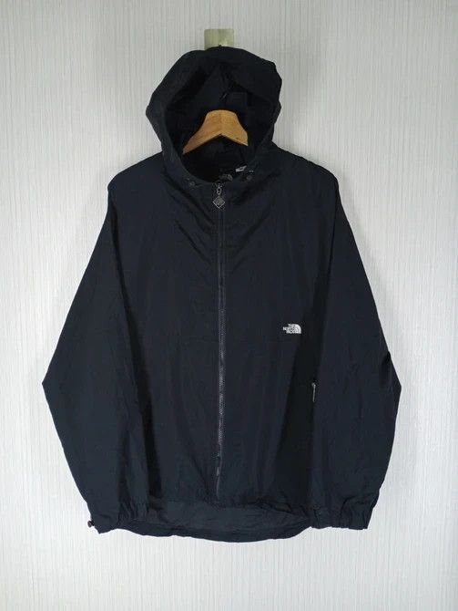 Vintage The North Face Black Hoodie Light Jacket