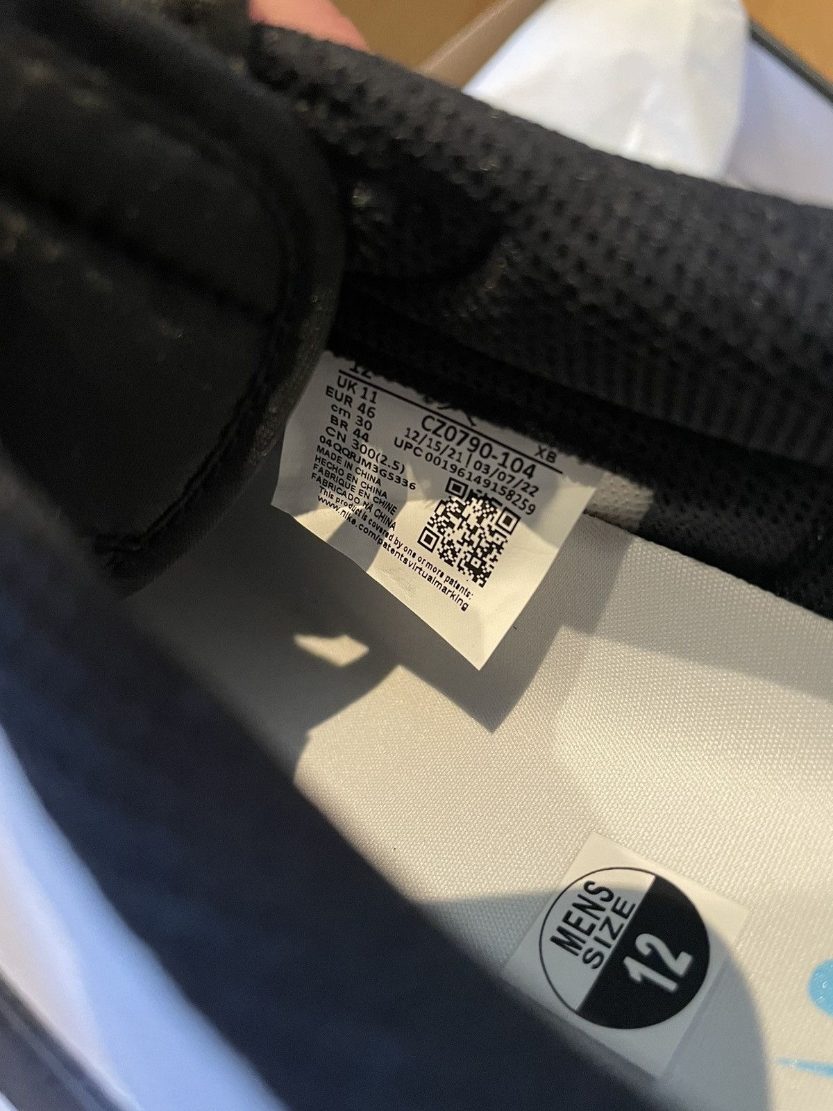 Jordan Brand × Nike Air Jordan 1 Low Dark Powder Blue Black UNC 2022 Size US 12 / EU 45 - 6 Thumbnail
