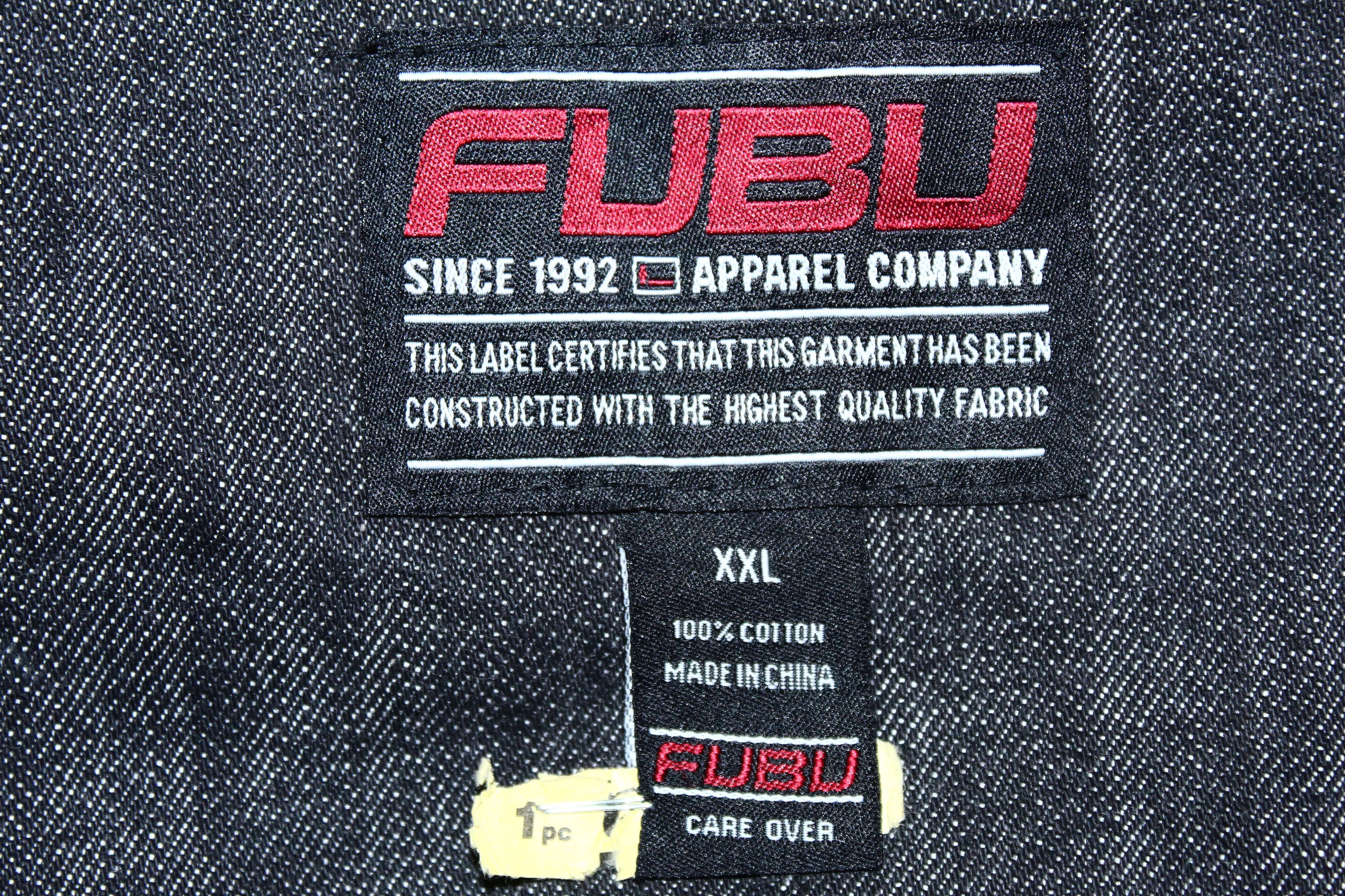 Fubu VTG🔥OG Fubu The Collection Raw Denim Work Jacket Size US XXL / EU 58 / 5 - 9 Thumbnail