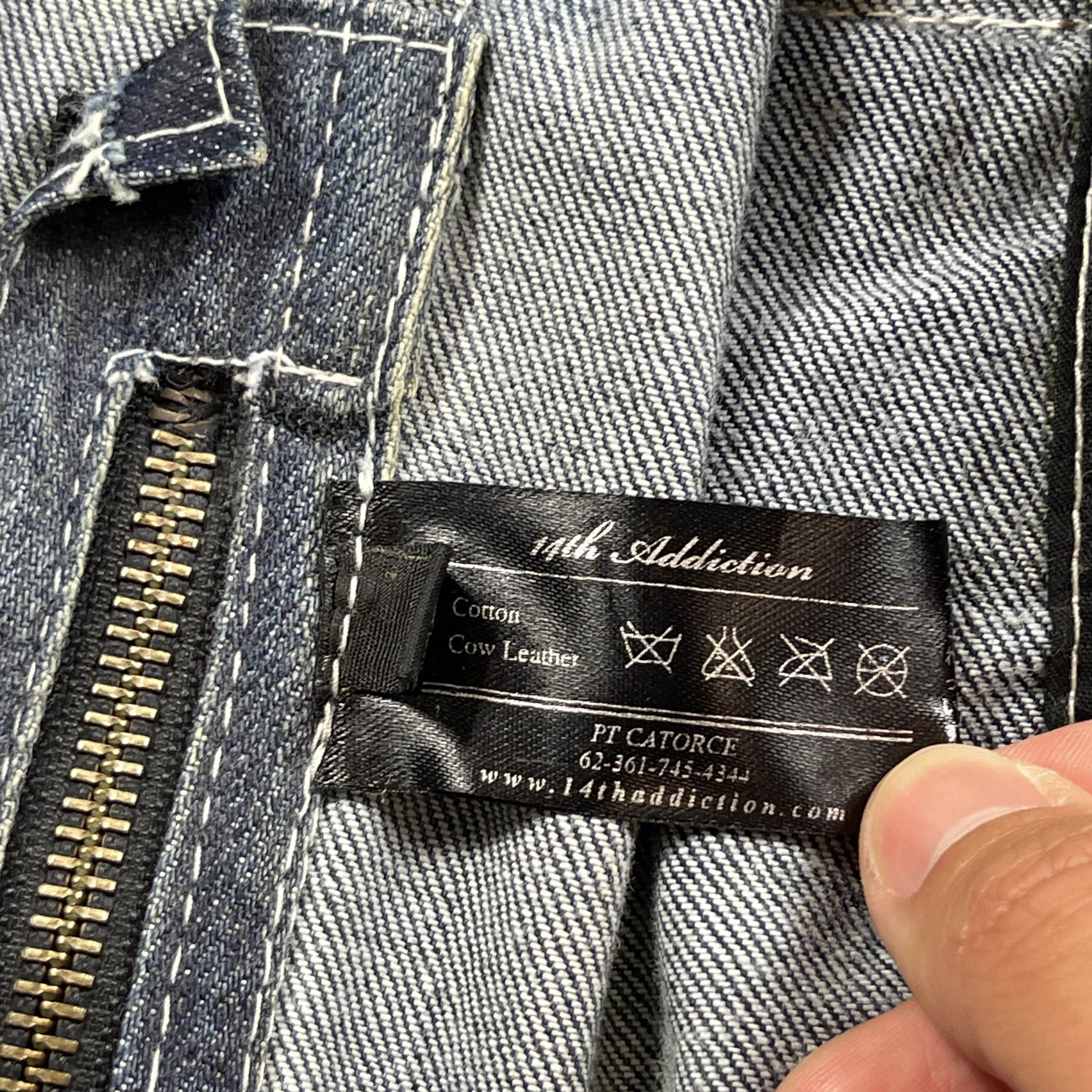 14th Addiction 14th addiction denim jacket | Grailed