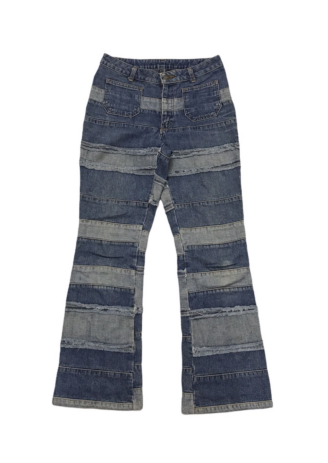 image of Ppfm Japanese Patches Hagi Jeans Inspired Hysteric Glamour Kinky in Blue, Men's (Size 28)