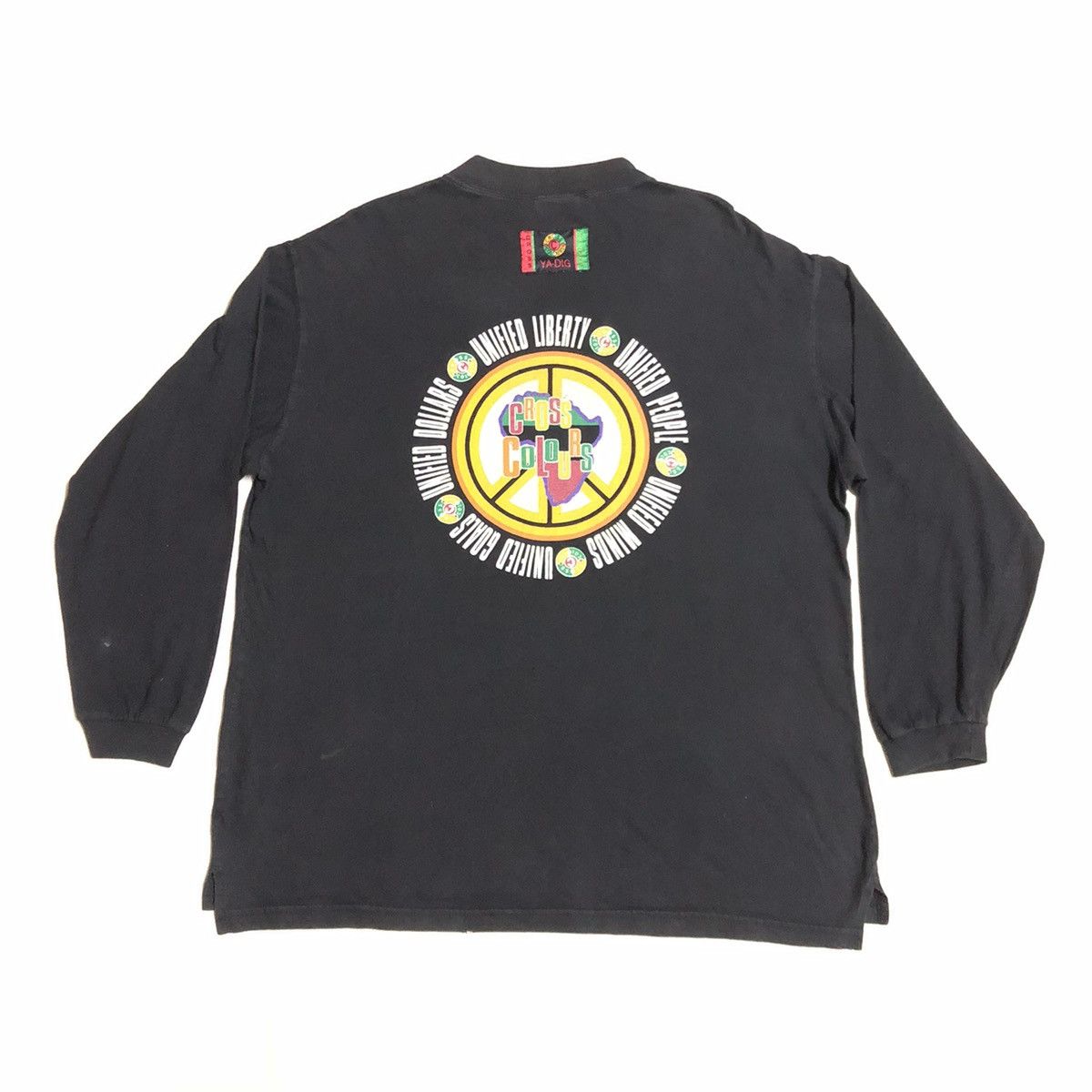 Cross Colours × Rap Tees × Vintage Vintage Cross Colours Long Sleeve 90s Size US XL / EU 56 / 4 - 11 Thumbnail