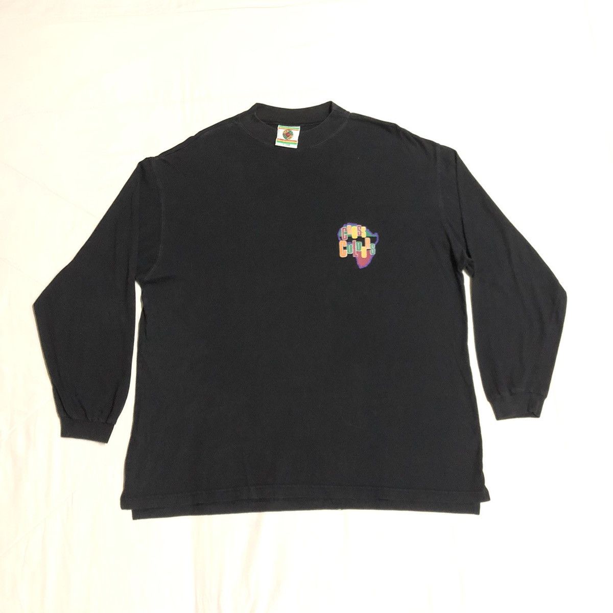 Cross Colours × Rap Tees × Vintage Vintage Cross Colours Long Sleeve 90s Size US XL / EU 56 / 4 - 1 Thumbnail