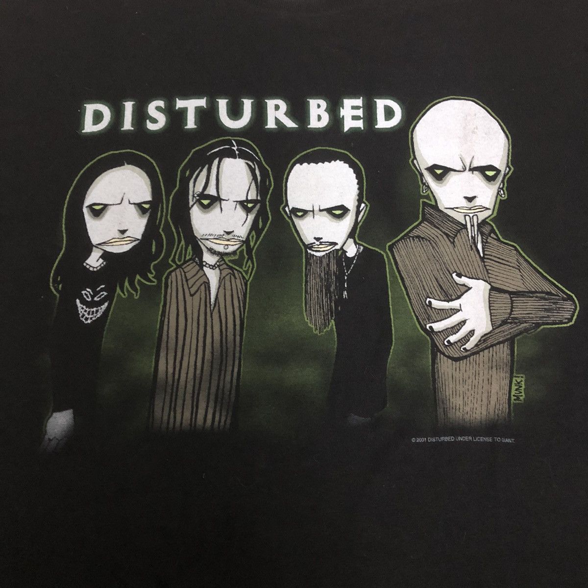 Band Tees Vintage Band Tee Disturbed 2001 Size US L / EU 52-54 / 3 - 3 Thumbnail