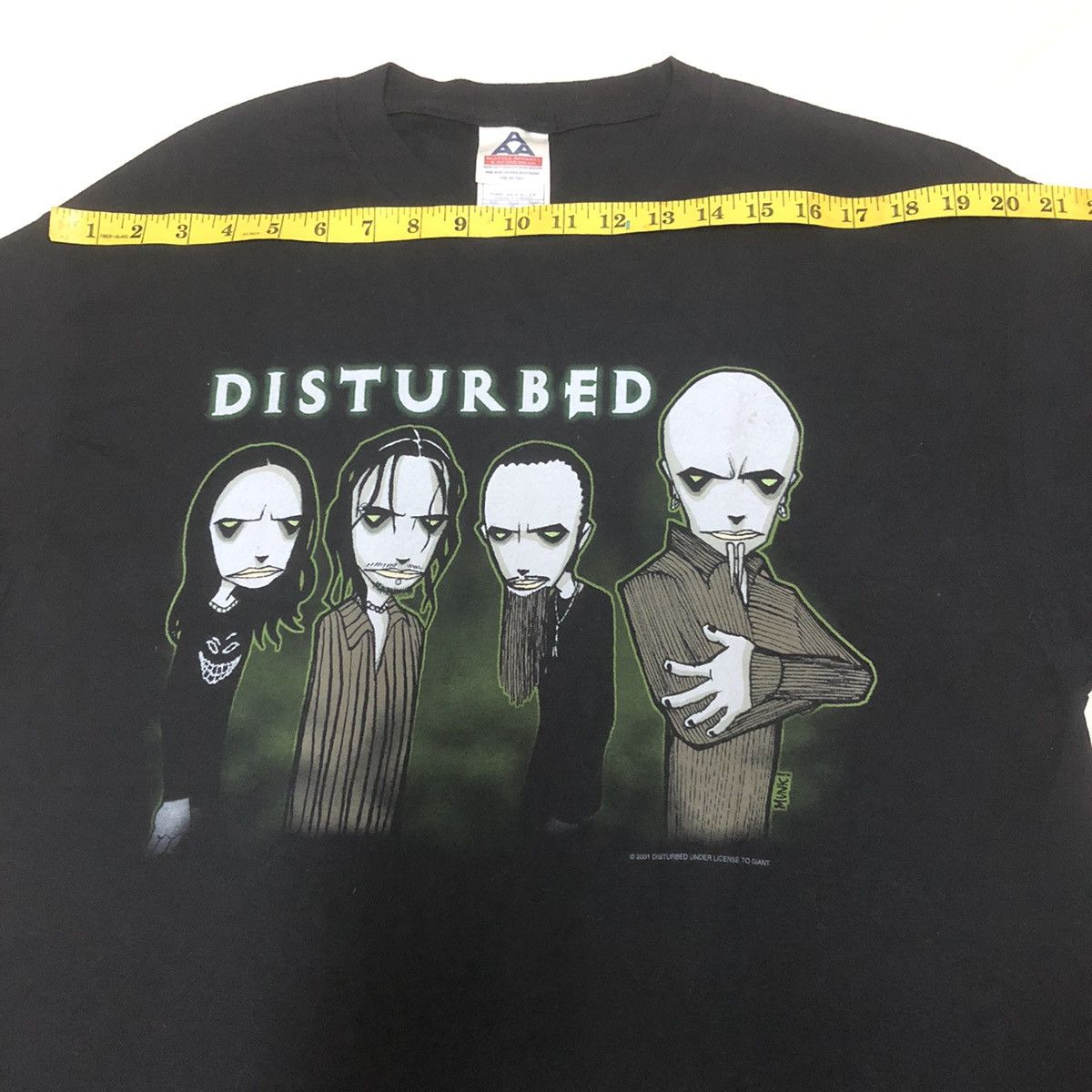 Band Tees Vintage Band Tee Disturbed 2001 Size US L / EU 52-54 / 3 - 5 Thumbnail