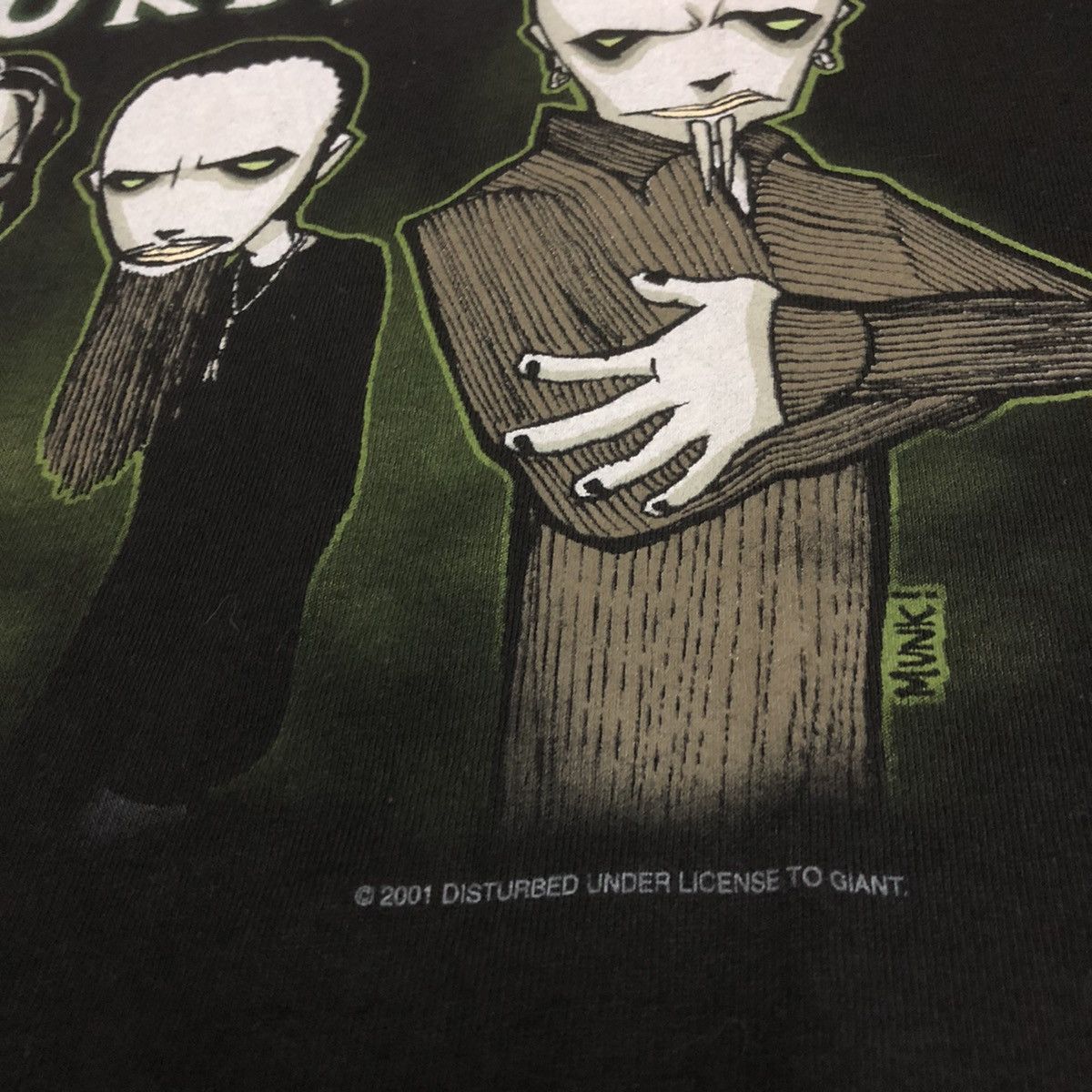 Band Tees Vintage Band Tee Disturbed 2001 Size US L / EU 52-54 / 3 - 4 Thumbnail