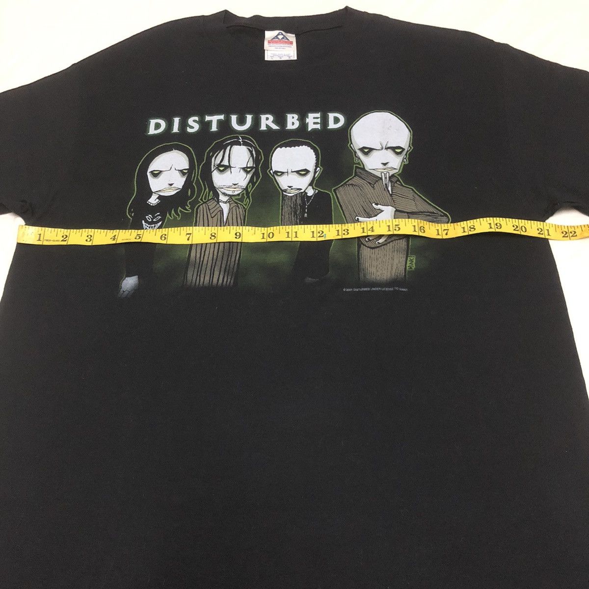 Band Tees Vintage Band Tee Disturbed 2001 Size US L / EU 52-54 / 3 - 6 Thumbnail
