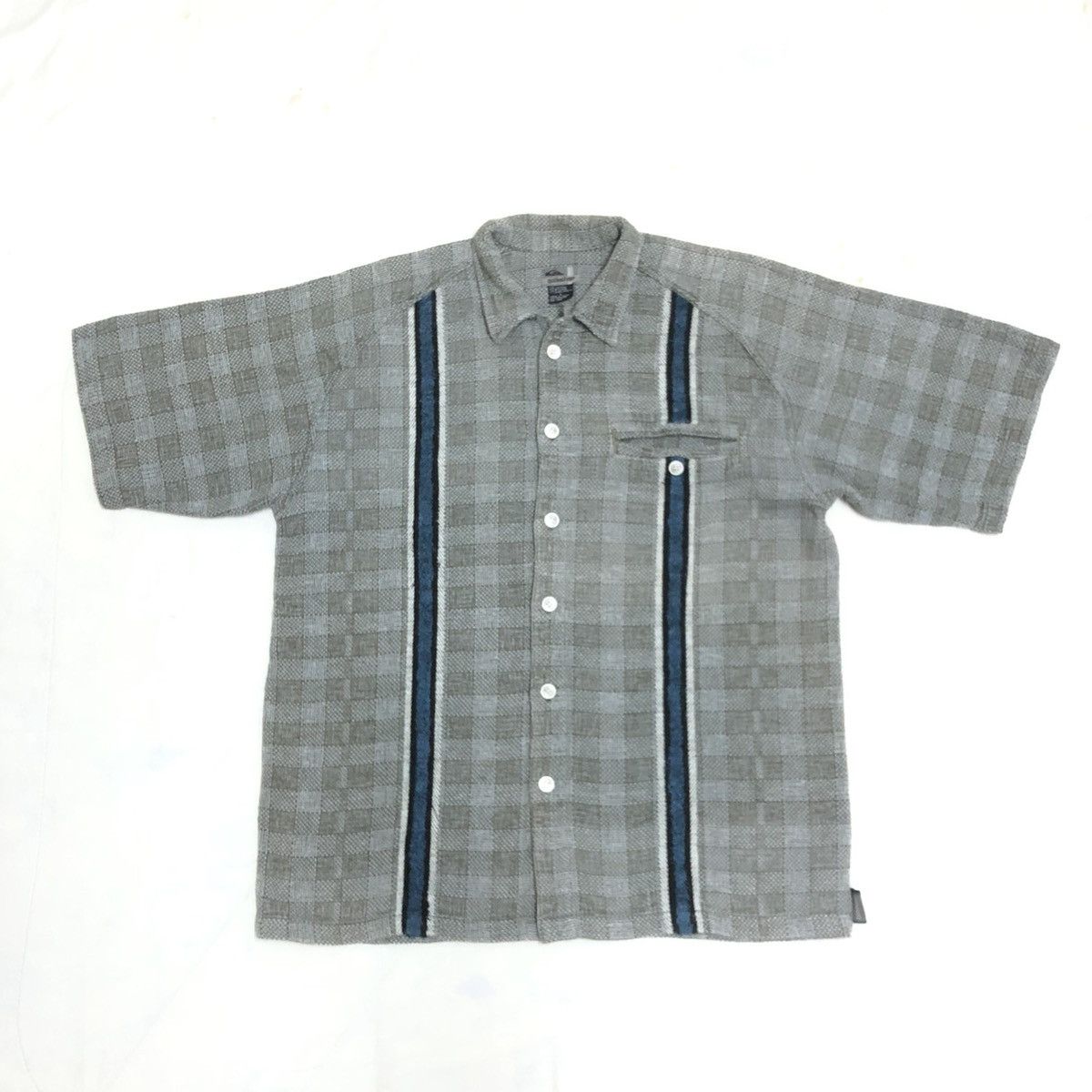 Quicksilver × Vintage Vintage Quiksilver Checked Button Up Late 90s Size US L / EU 52-54 / 3 - 1 Thumbnail