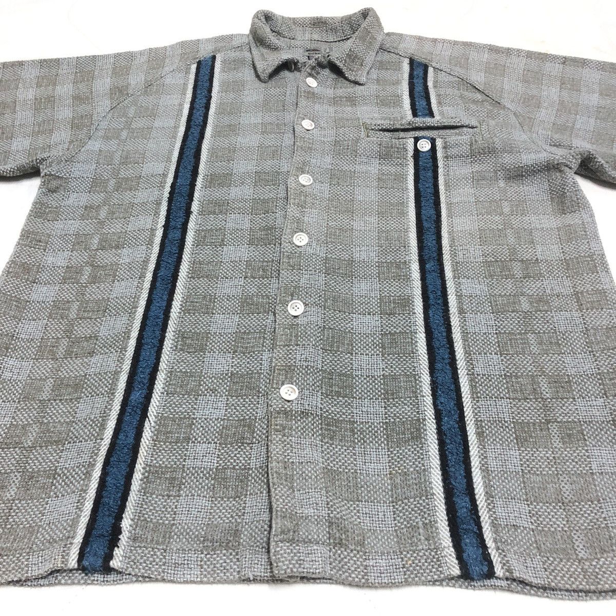 Quicksilver × Vintage Vintage Quiksilver Checked Button Up Late 90s Size US L / EU 52-54 / 3 - 5 Thumbnail