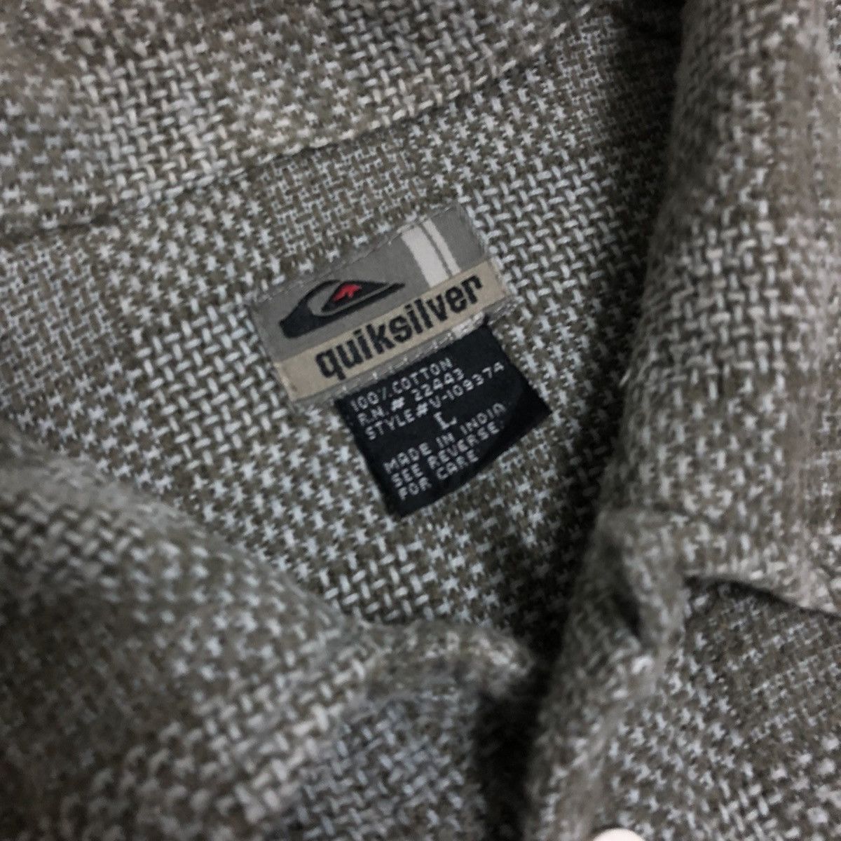 Quicksilver × Vintage Vintage Quiksilver Checked Button Up Late 90s Size US L / EU 52-54 / 3 - 2 Thumbnail