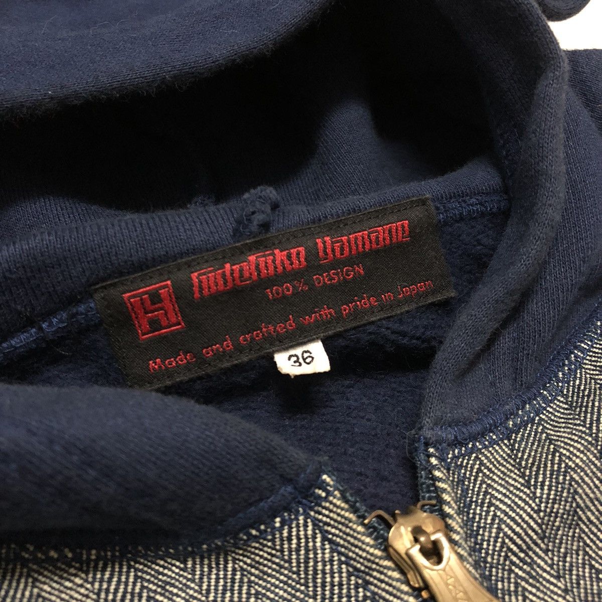 Japanese Brand Hidehiko Evisu Yamane Japan HBT Zipper Hoodie Size US S / EU 44-46 / 1 - 2 Thumbnail