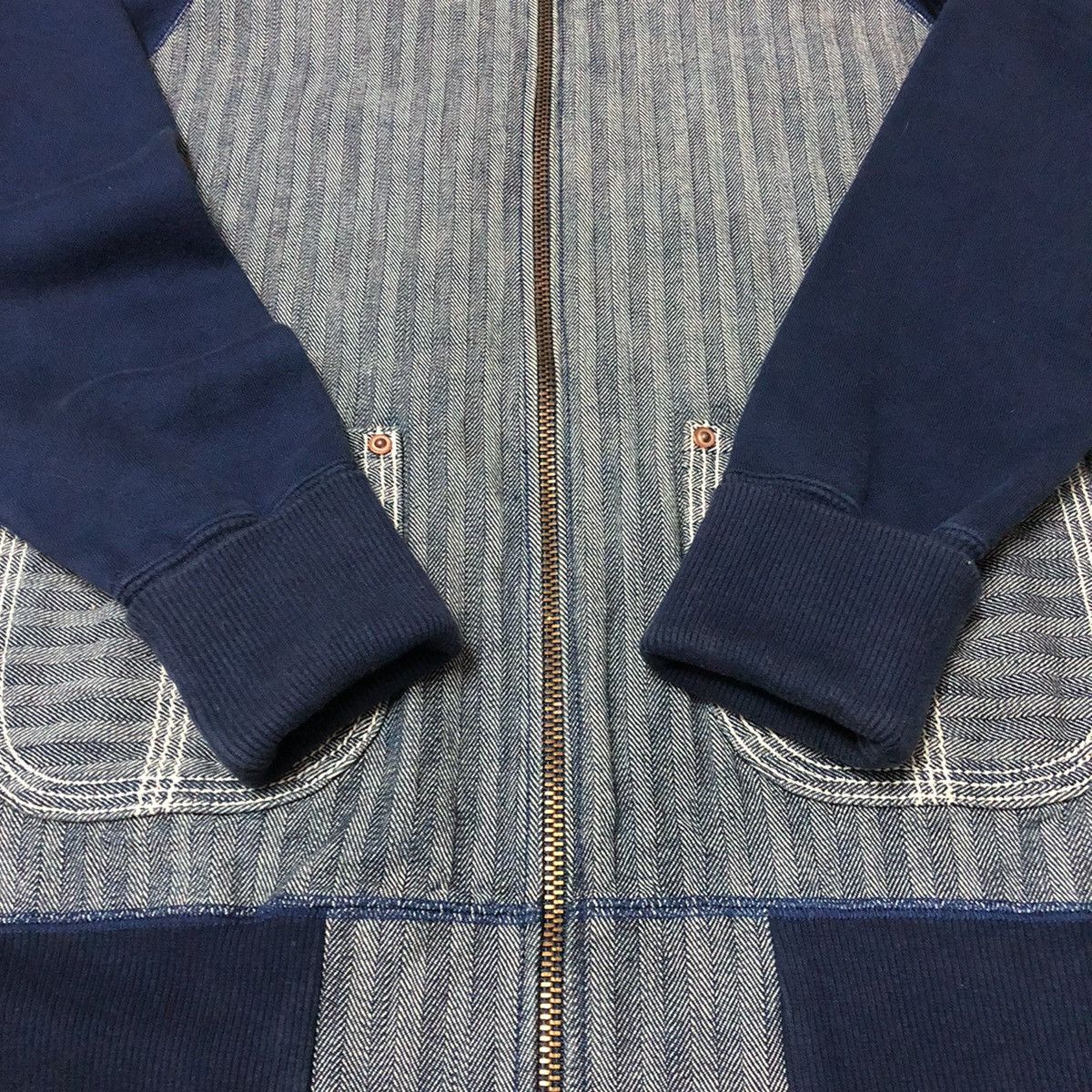 Japanese Brand Hidehiko Evisu Yamane Japan HBT Zipper Hoodie Size US S / EU 44-46 / 1 - 10 Thumbnail