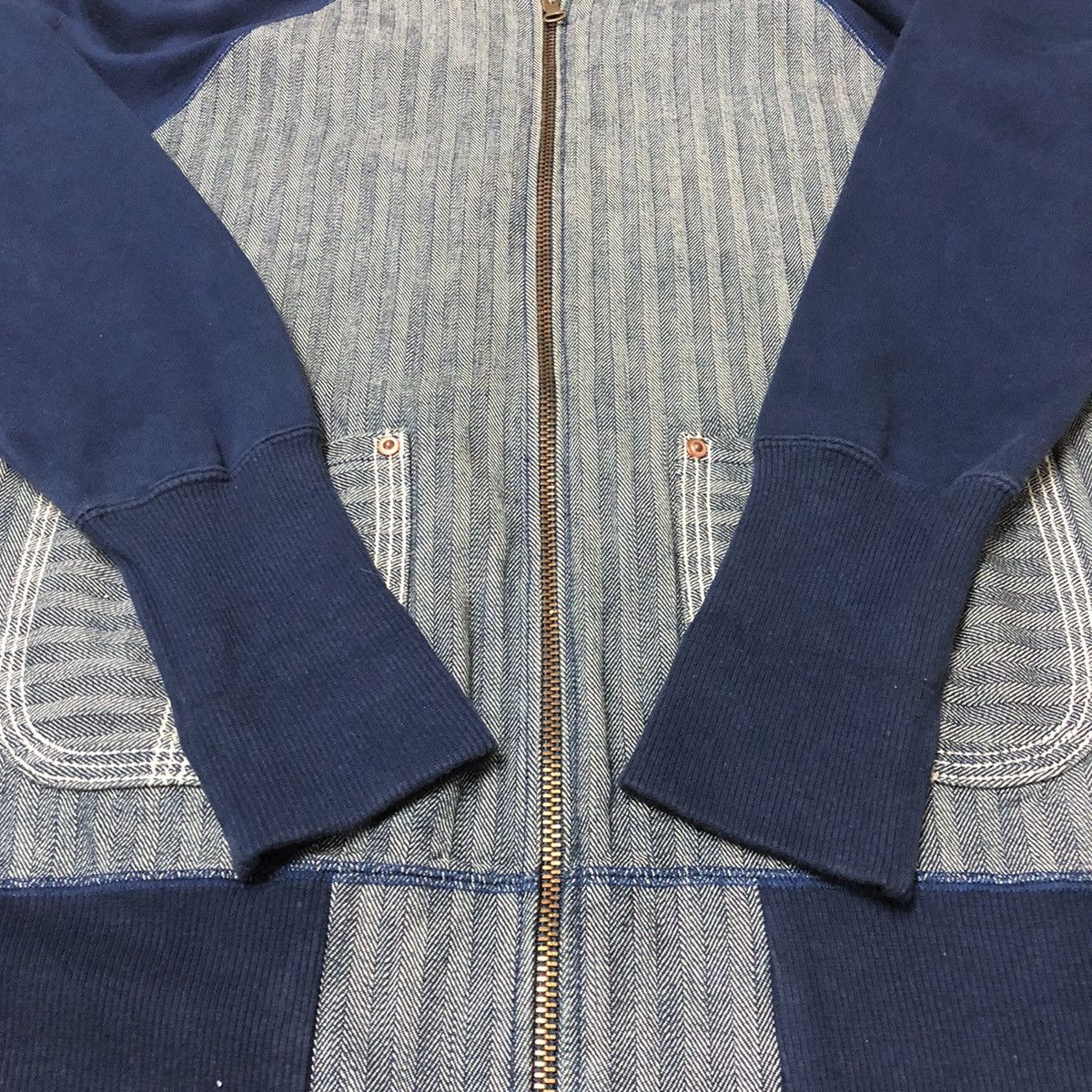 Japanese Brand Hidehiko Evisu Yamane Japan HBT Zipper Hoodie Size US S / EU 44-46 / 1 - 9 Thumbnail