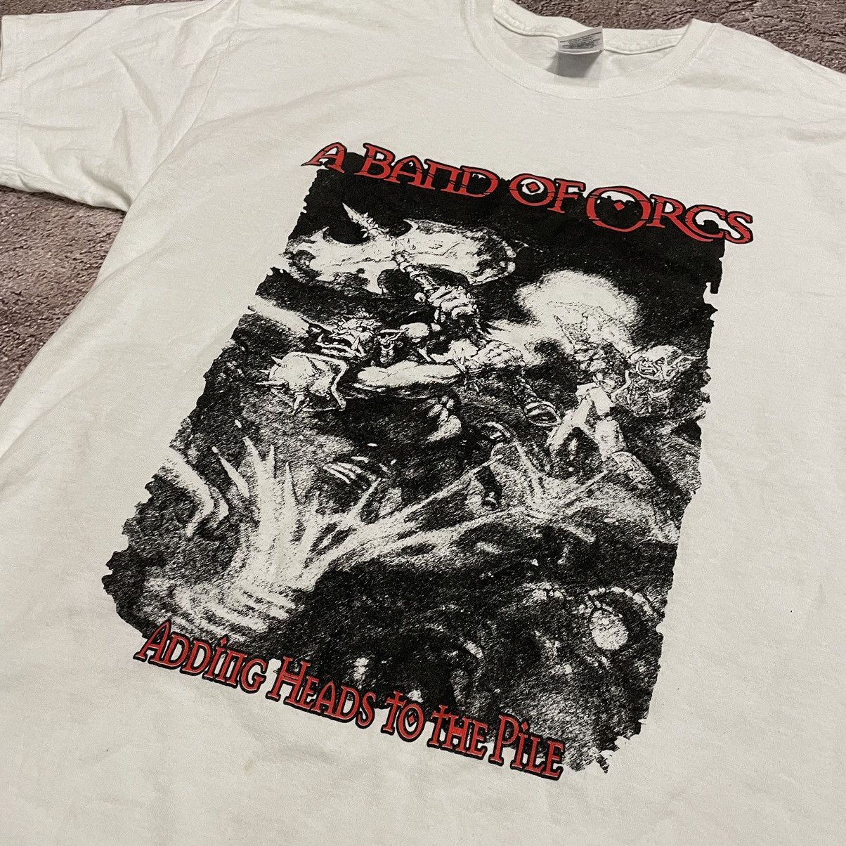 Vintage Vintage Y2K Horror Graphic Tee Dark Grunge Streetwear Slim L Size US L / EU 52-54 / 3 - 6 Thumbnail