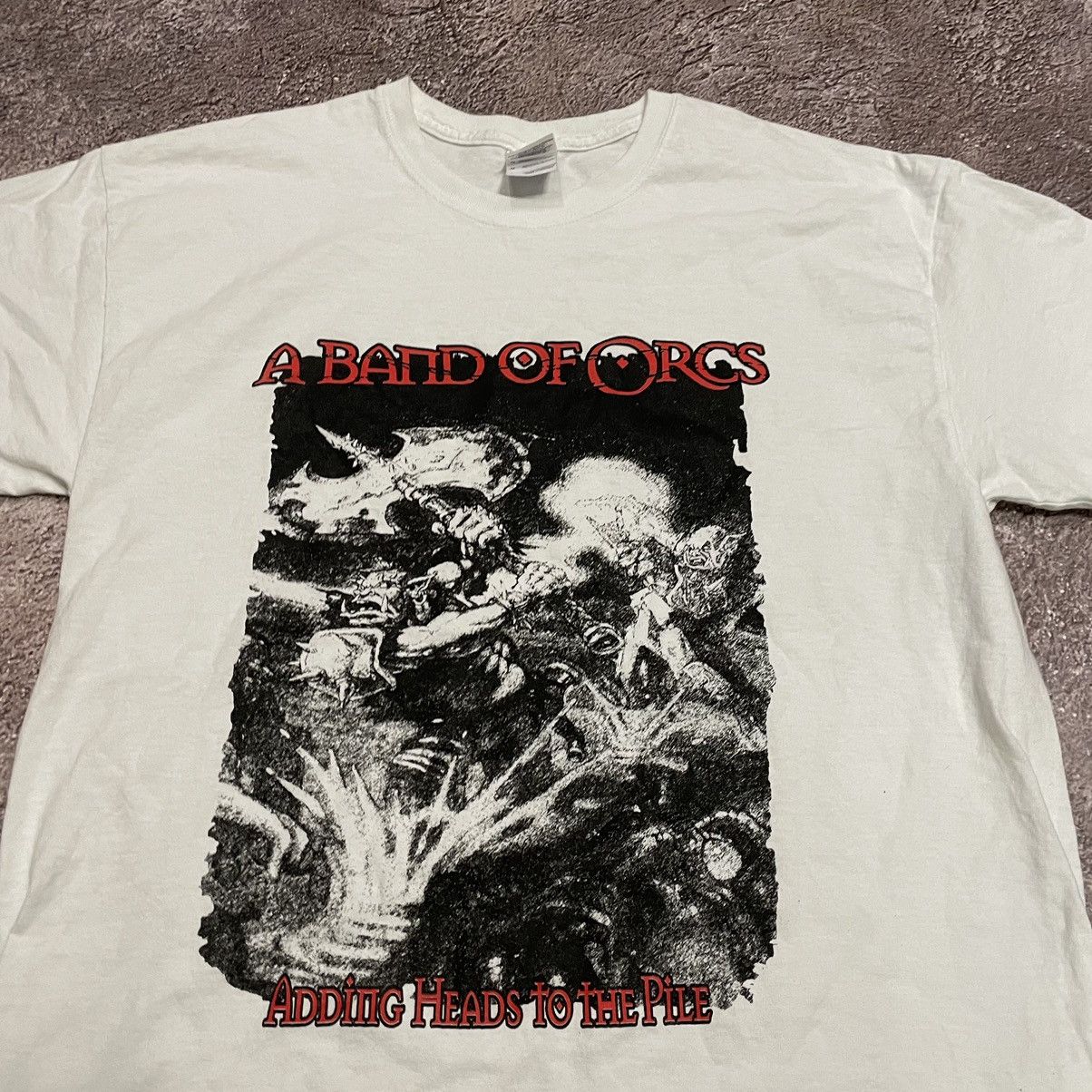 Vintage Vintage Y2K Horror Graphic Tee Dark Grunge Streetwear Slim L Size US L / EU 52-54 / 3 - 5 Thumbnail