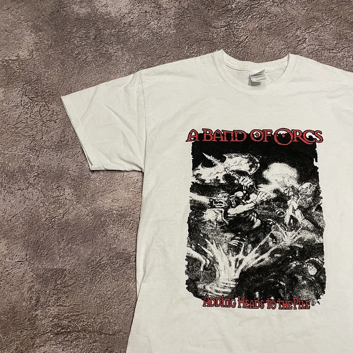 Vintage Vintage Y2K Horror Graphic Tee Dark Grunge Streetwear Slim L Size US L / EU 52-54 / 3 - 4 Thumbnail