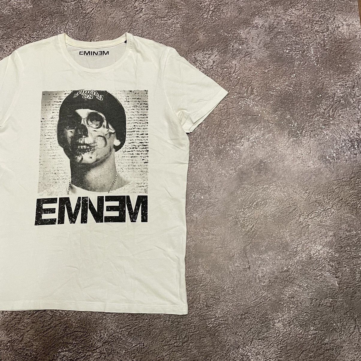 Vintage Vintage Y2K Eminem Graphic Band Tee Faded Black Grunge M Size US M / EU 48-50 / 2 - 3 Thumbnail